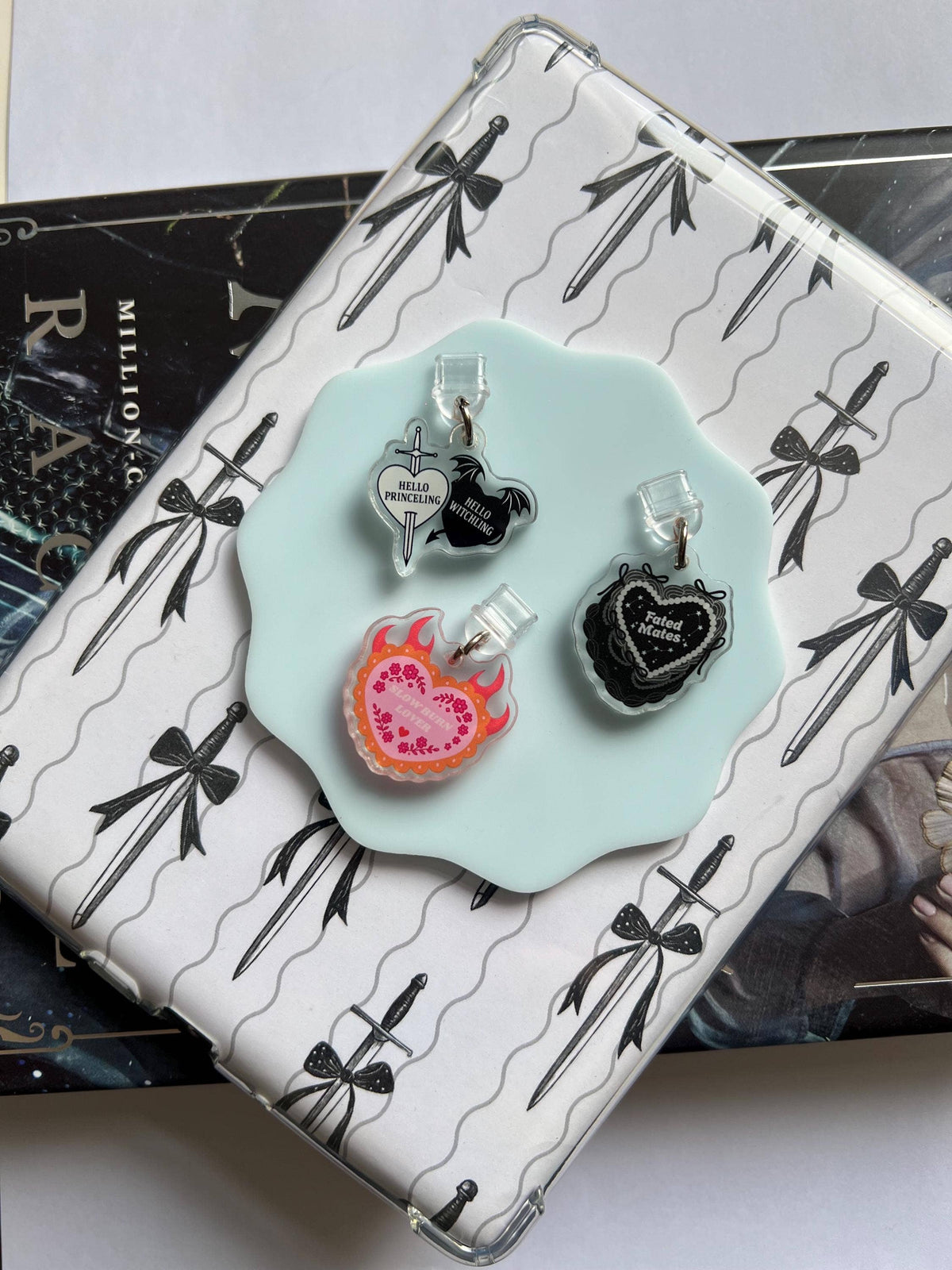 Slow Burn Lover E-Reader Charm