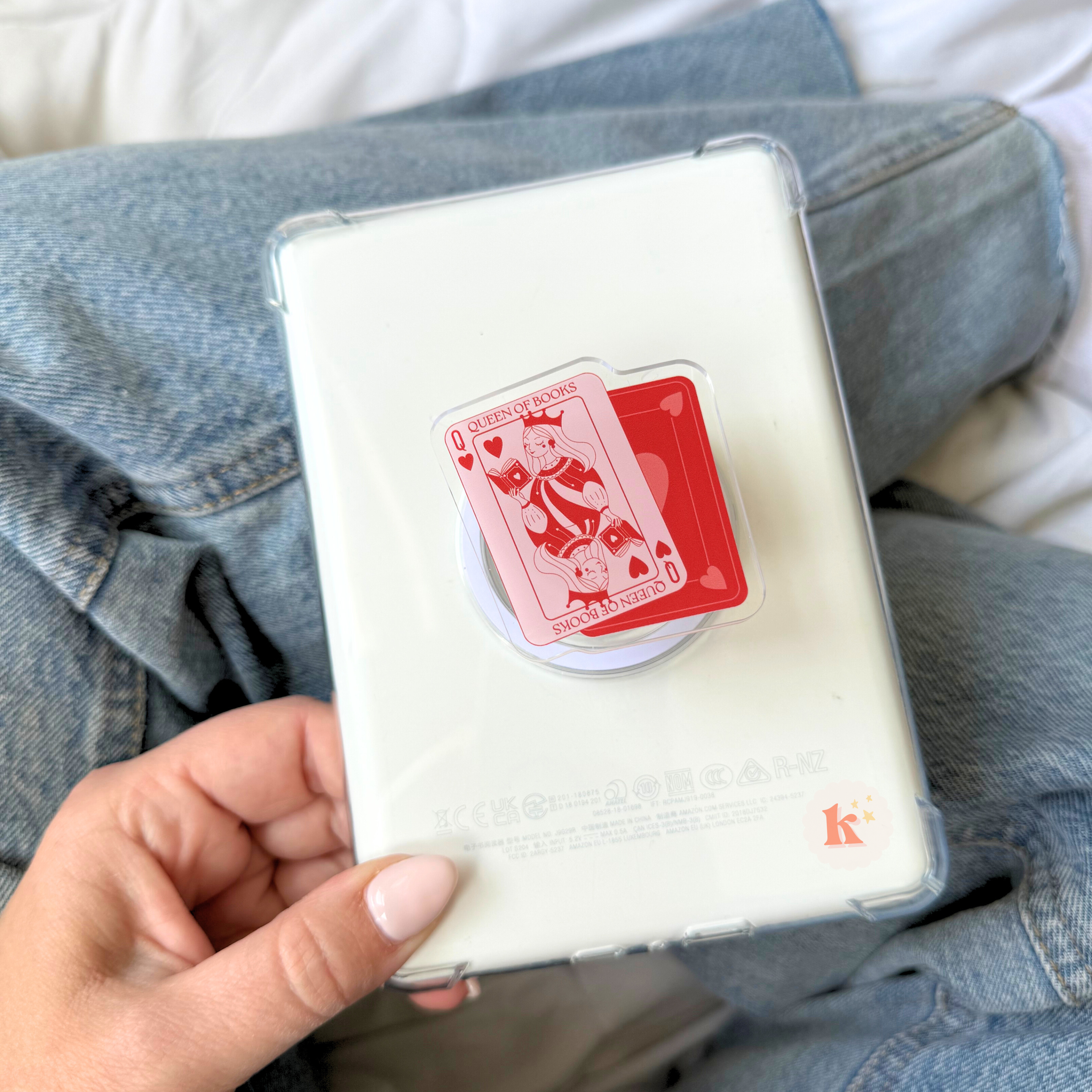 Kelle.andco - Queen of Books kindle grip