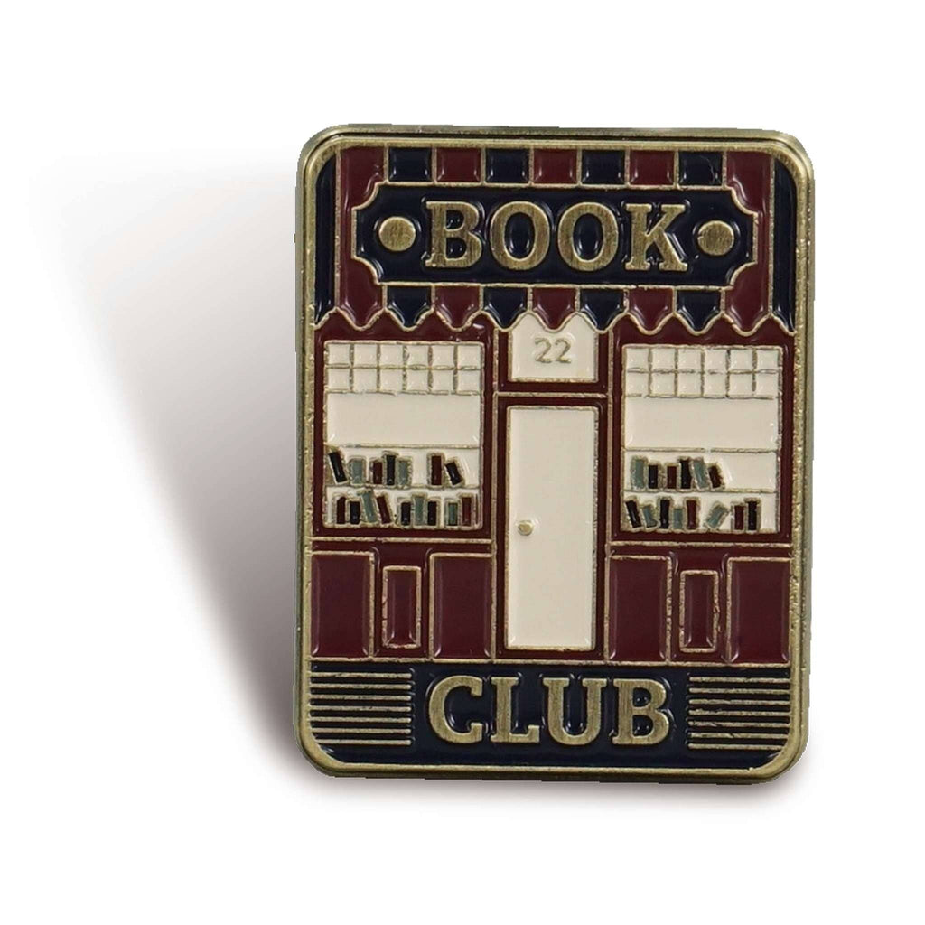 Book Club Reading Pin - Bookshop Design