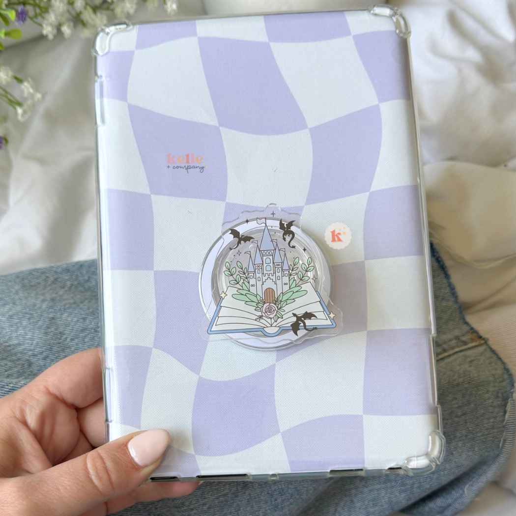 Kelle.andco - Castle and Book kindle grip