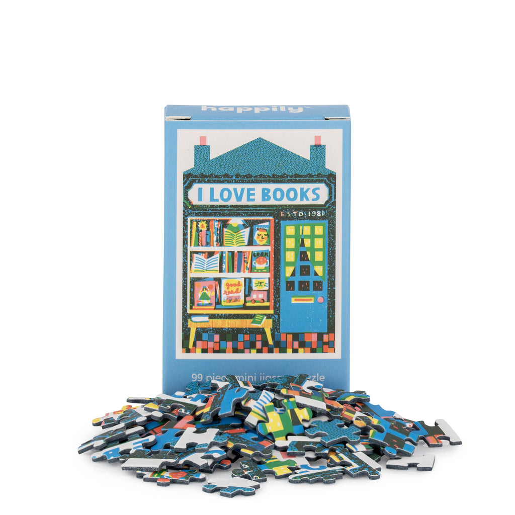 Happily Puzzles - Book Shop Mini Jigsaw Puzzle
