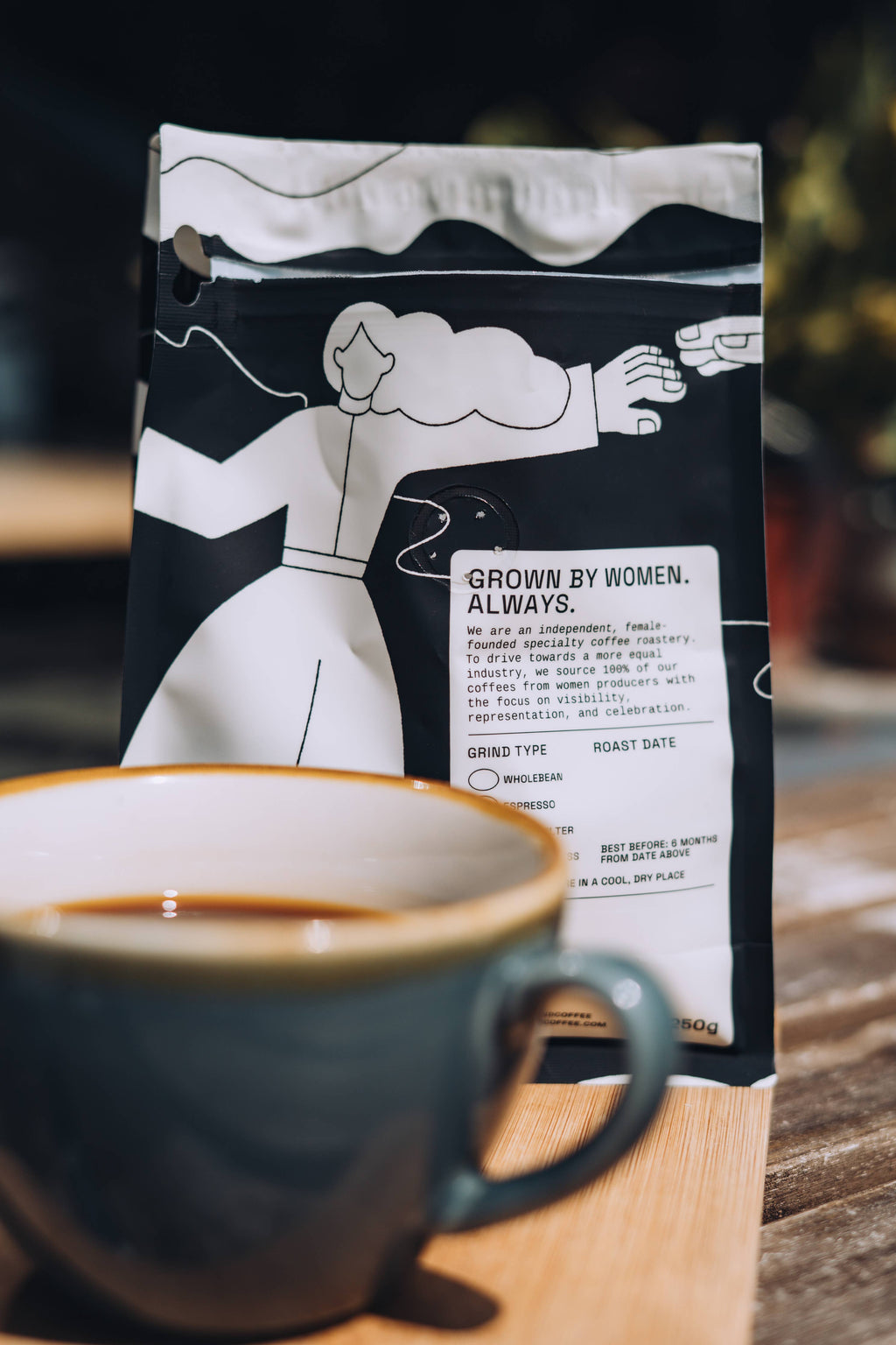 Coffee, Café Femenino Peru, Single Origin.