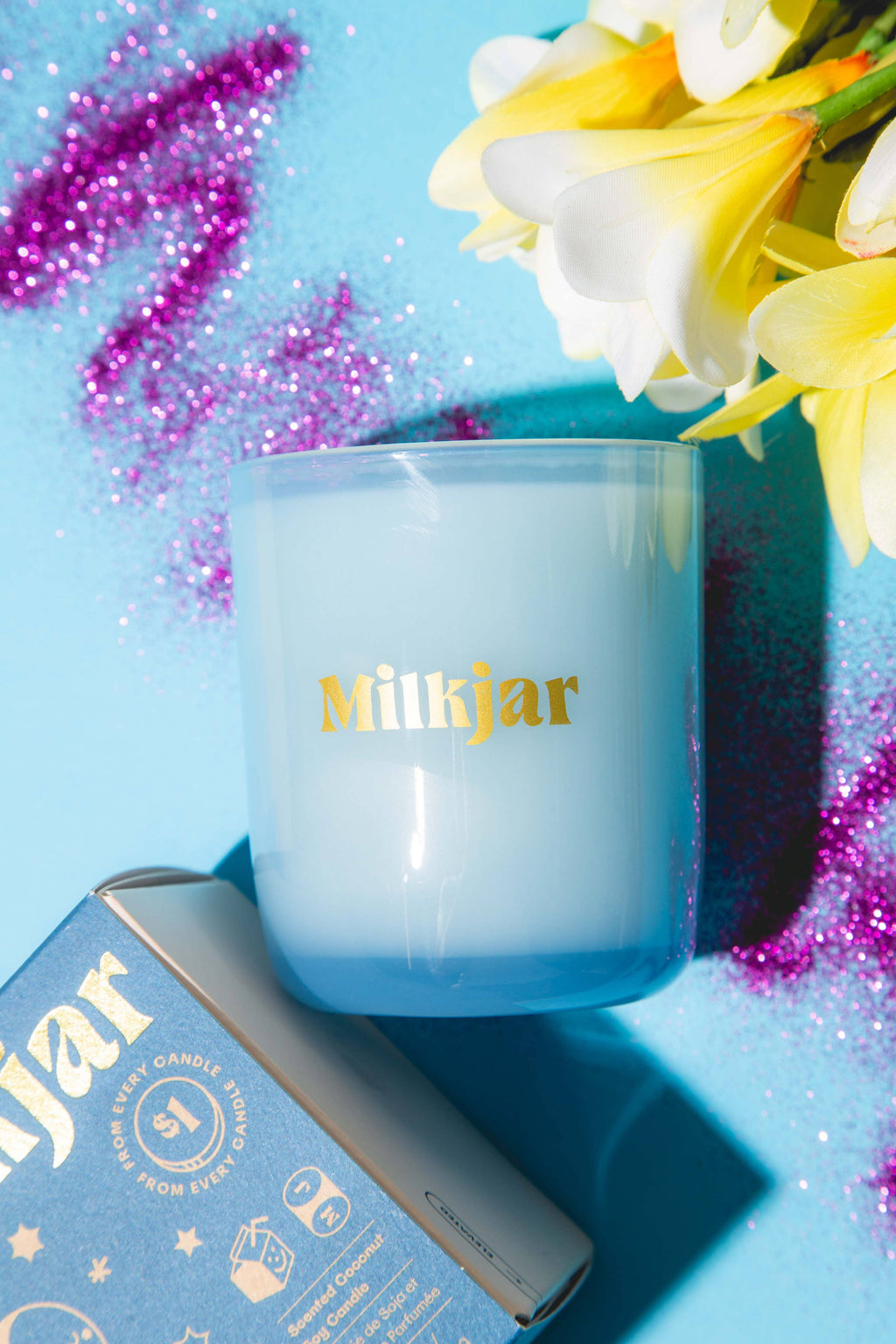 Milk Jar Candle Company - Neroli & Plum Soy Candle