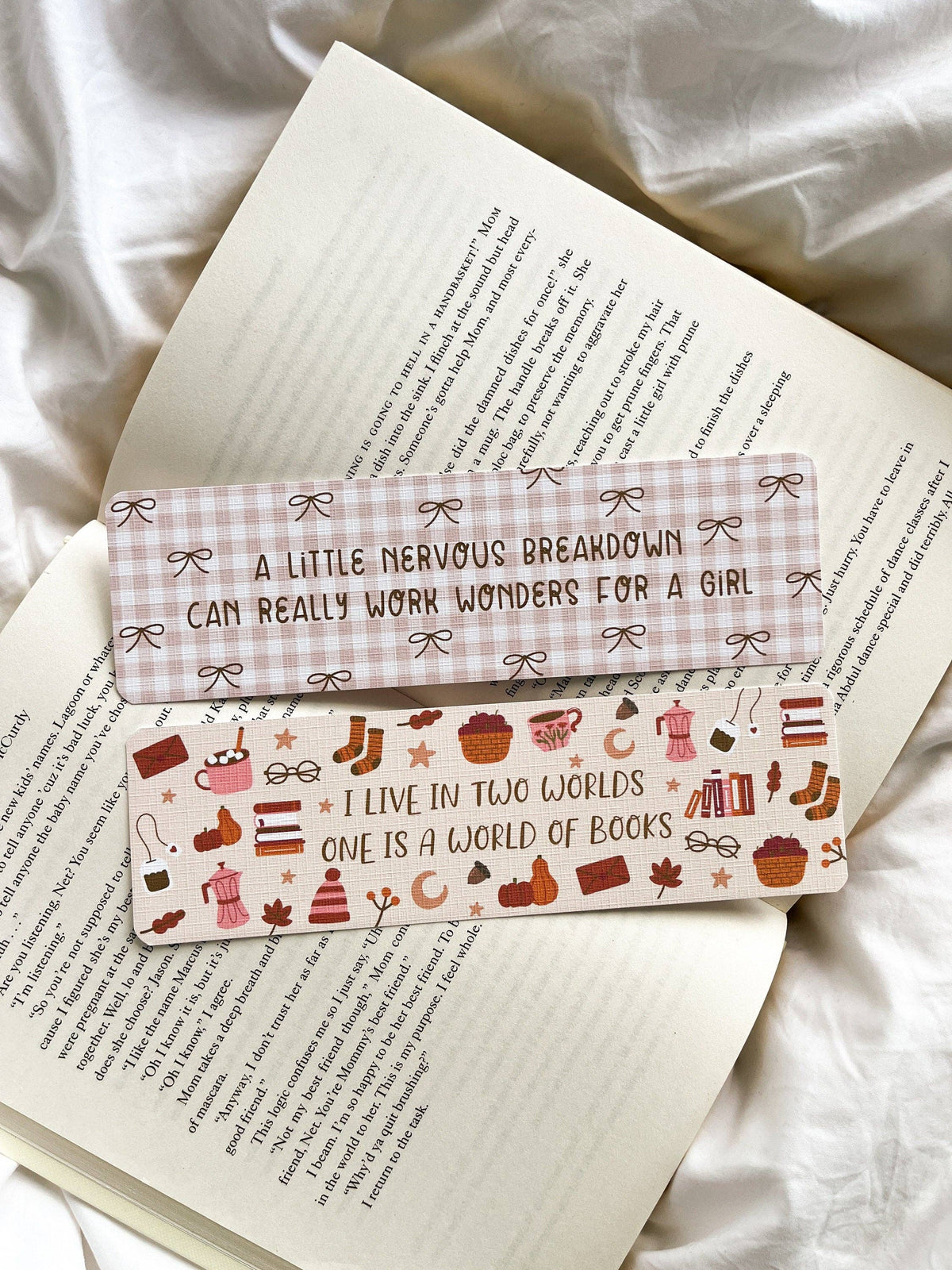 Cozy Autumn Bookmarks