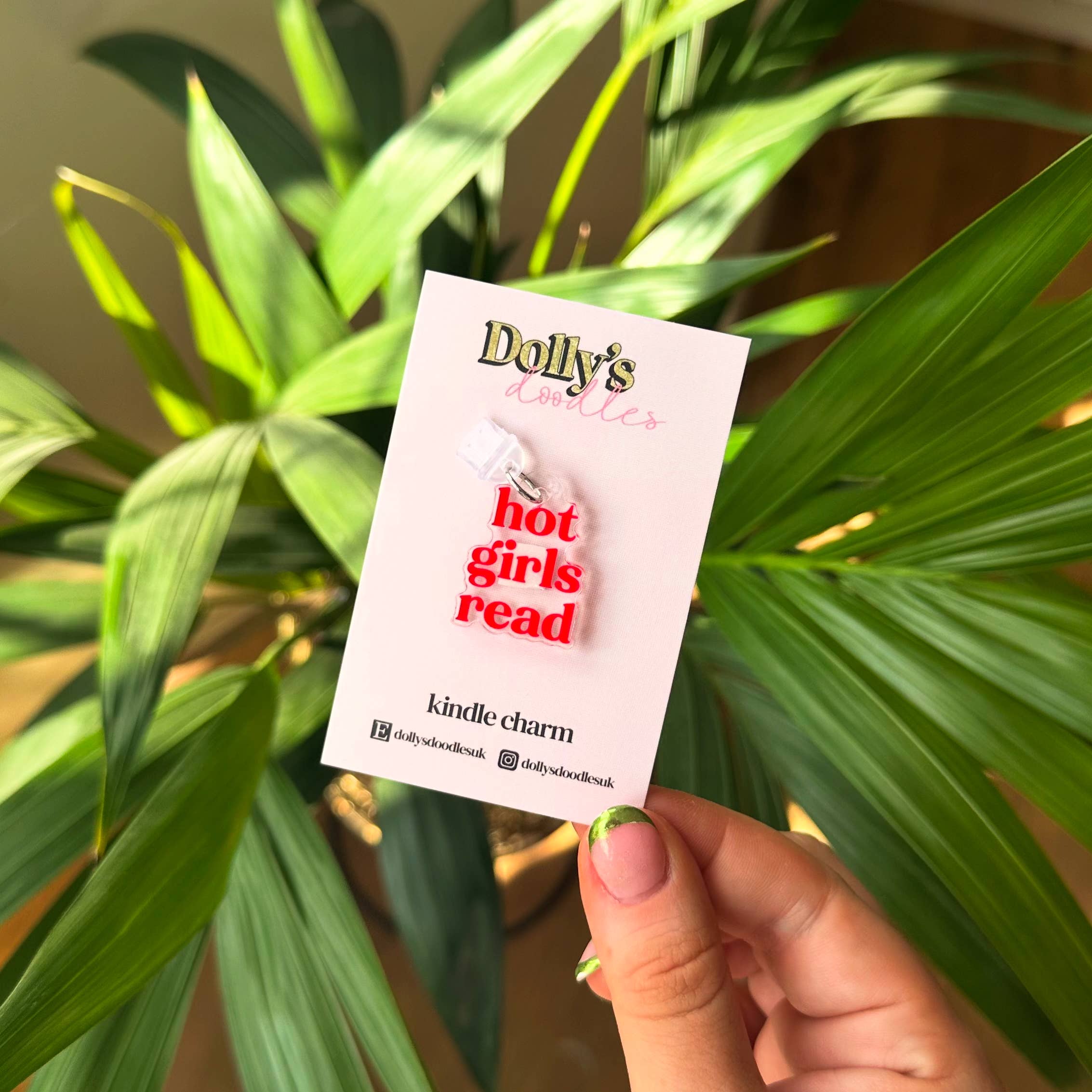 Kindle Charm - Hot Girls Read Red Book Club Reading Gift
