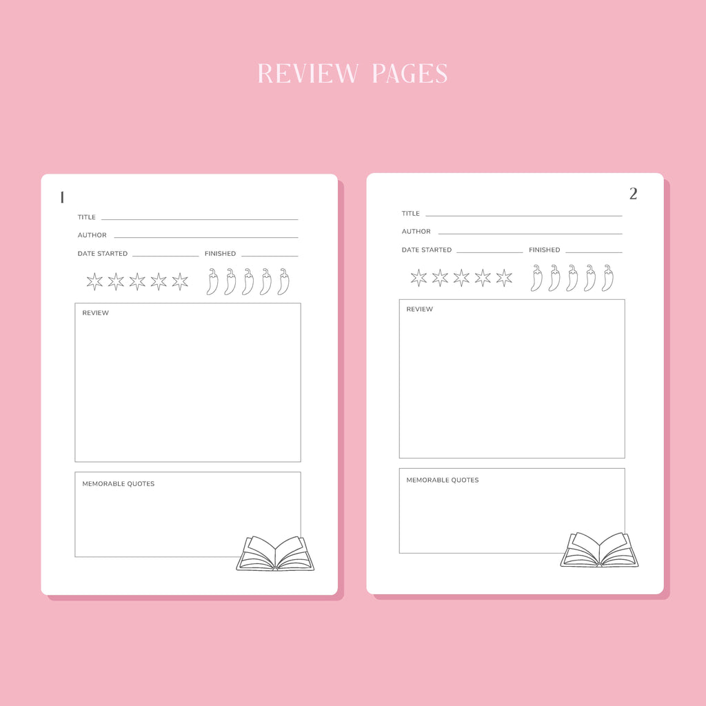 Hopscotch Paper Co. - 50 Page Romantasy Reading Journal