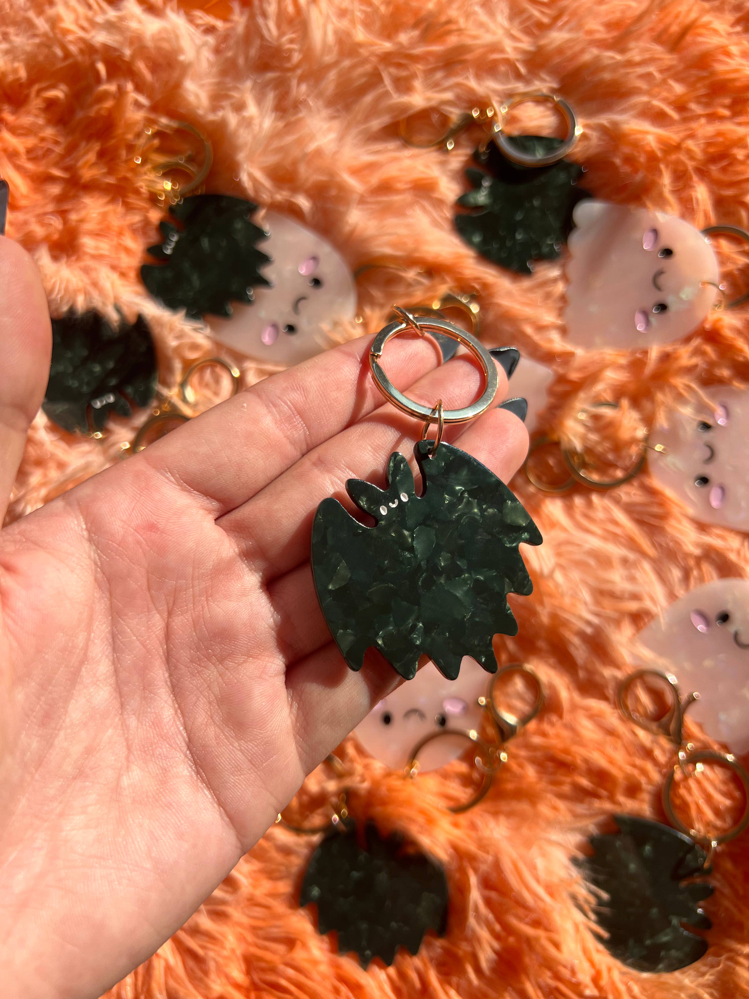 Bat Acrylic Keychain