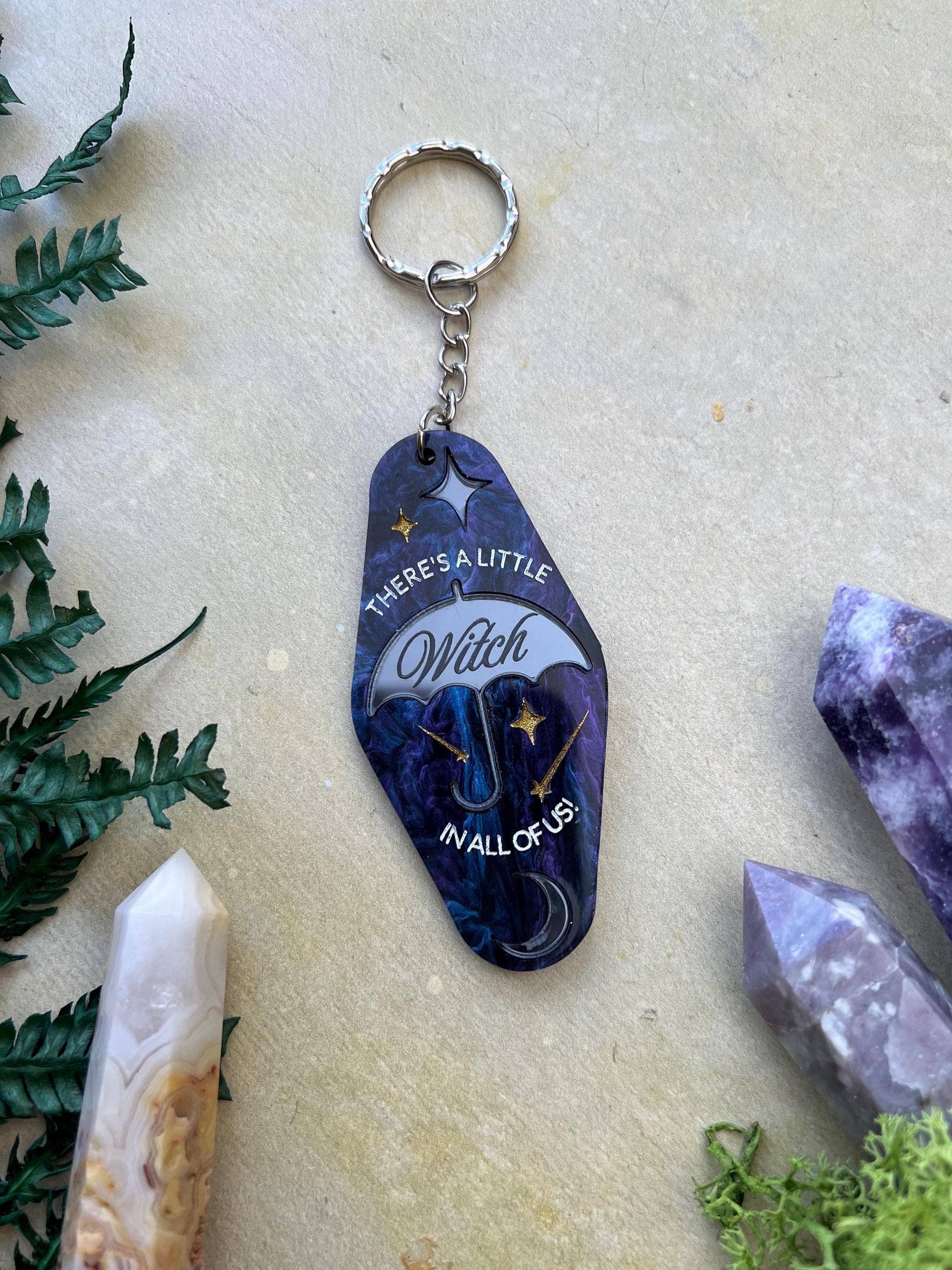 Practical Magic Witchy Celestial Key Chain
