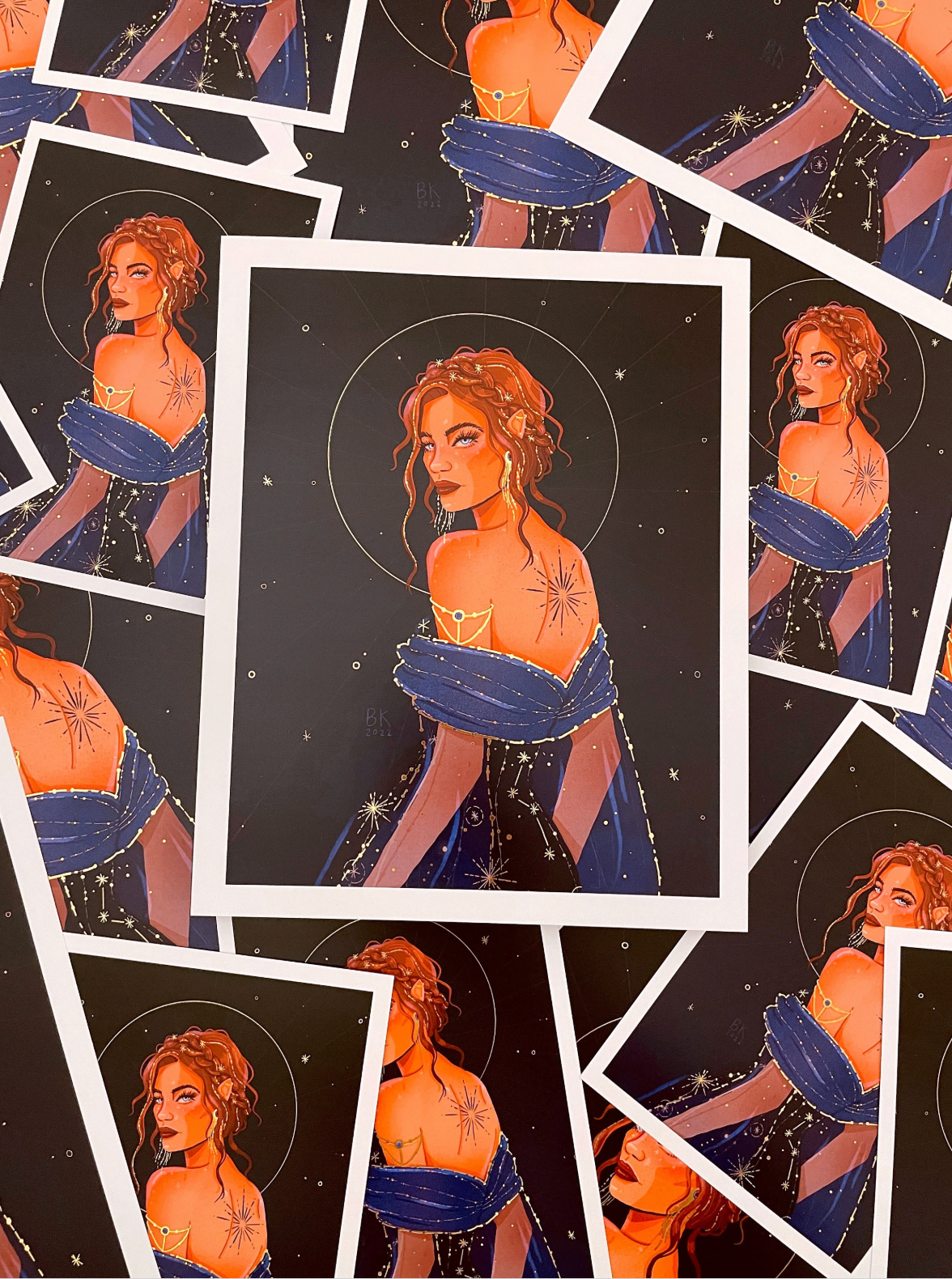 Nesta Gold Foil Print