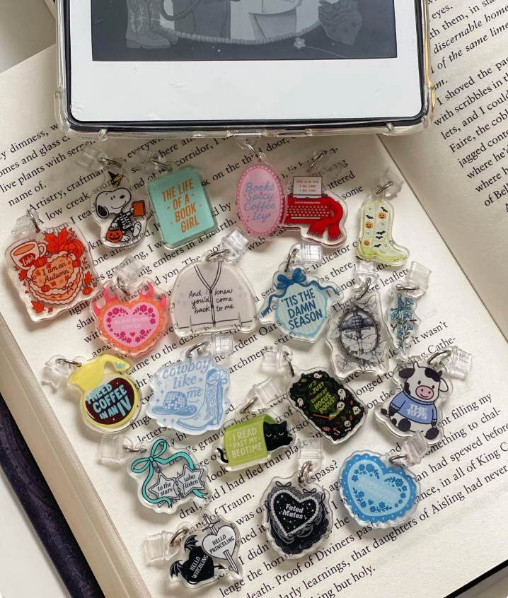 Liv Lee Designs - Coffee Pot E-Reader Charm | Bookish Coffee Lover Gift