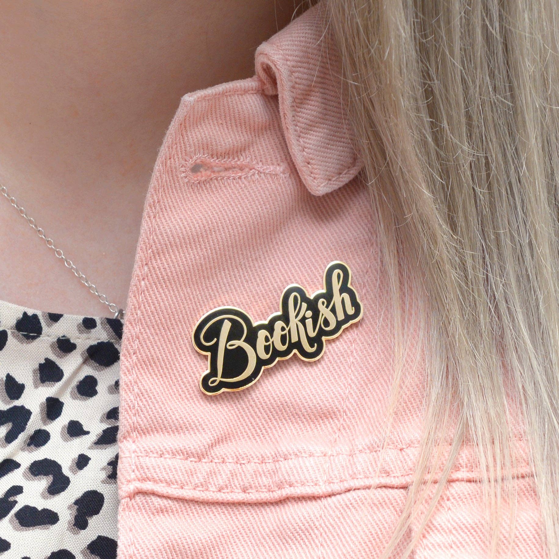 Alphabet Bags - Bookish Enamel Pin