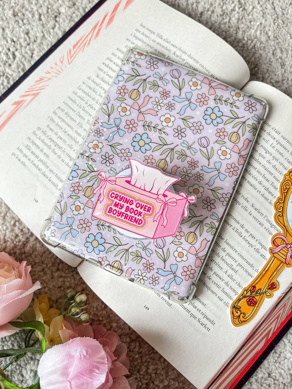 Fictional Boyfriend Magnetic Grip for Kindle/Kobo/Smartphone