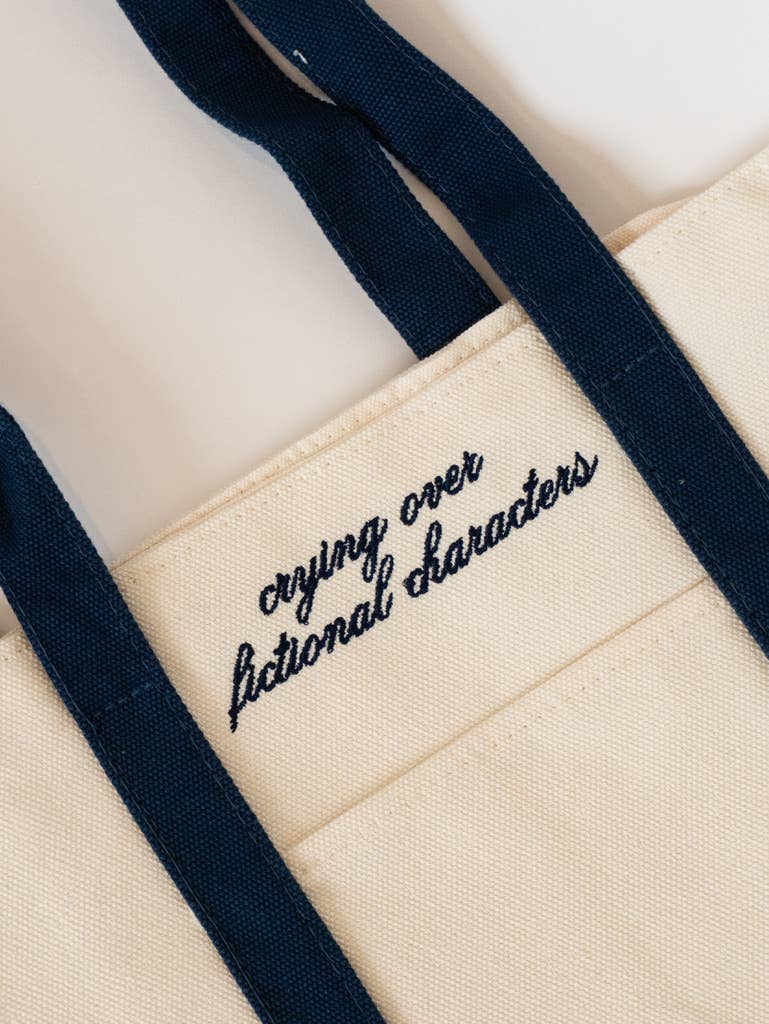 Bookish Mini Tote | Crying Over Fictional Characters