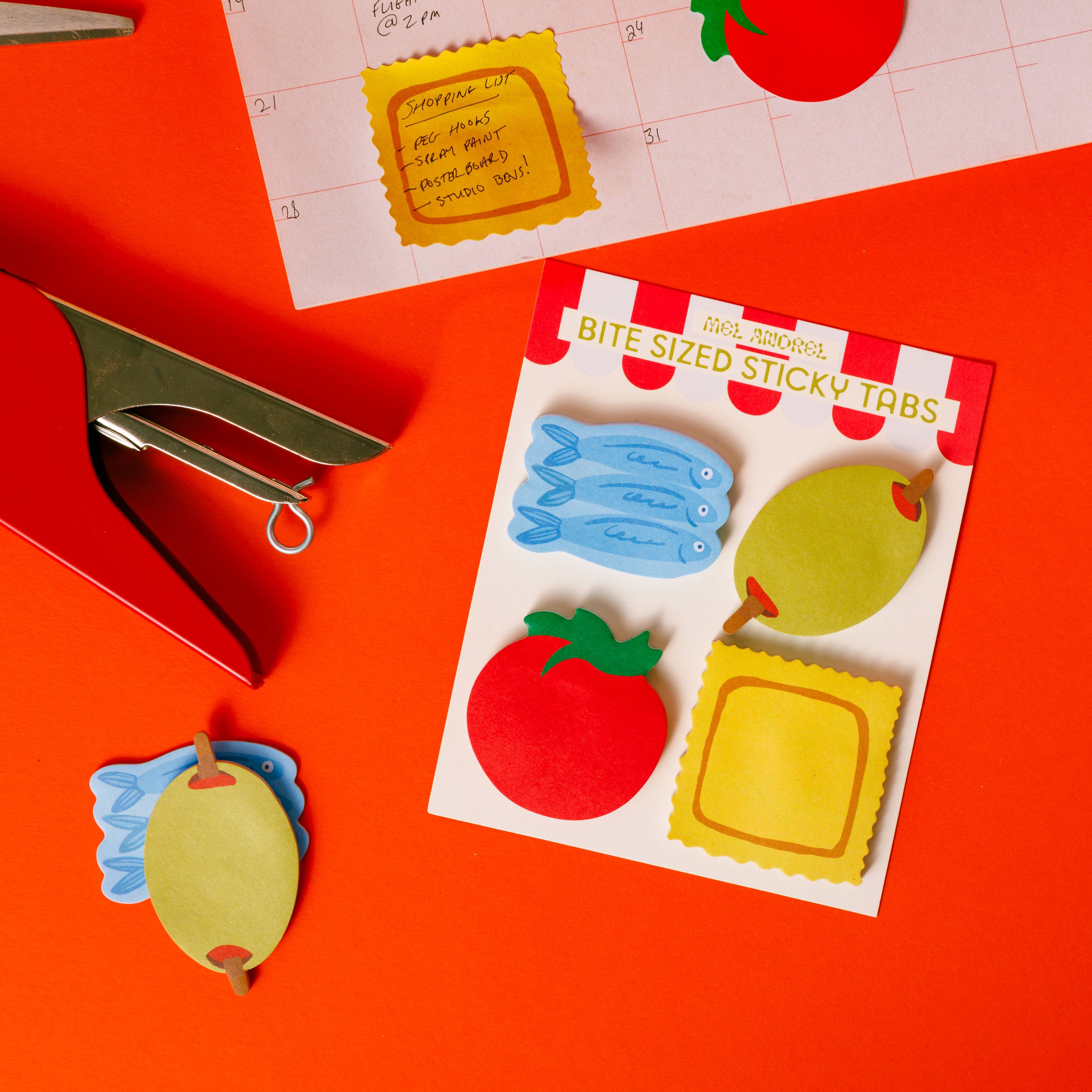 Mel Andrel - Bite Sized Mini Sticky Tabs: Grocery Trip