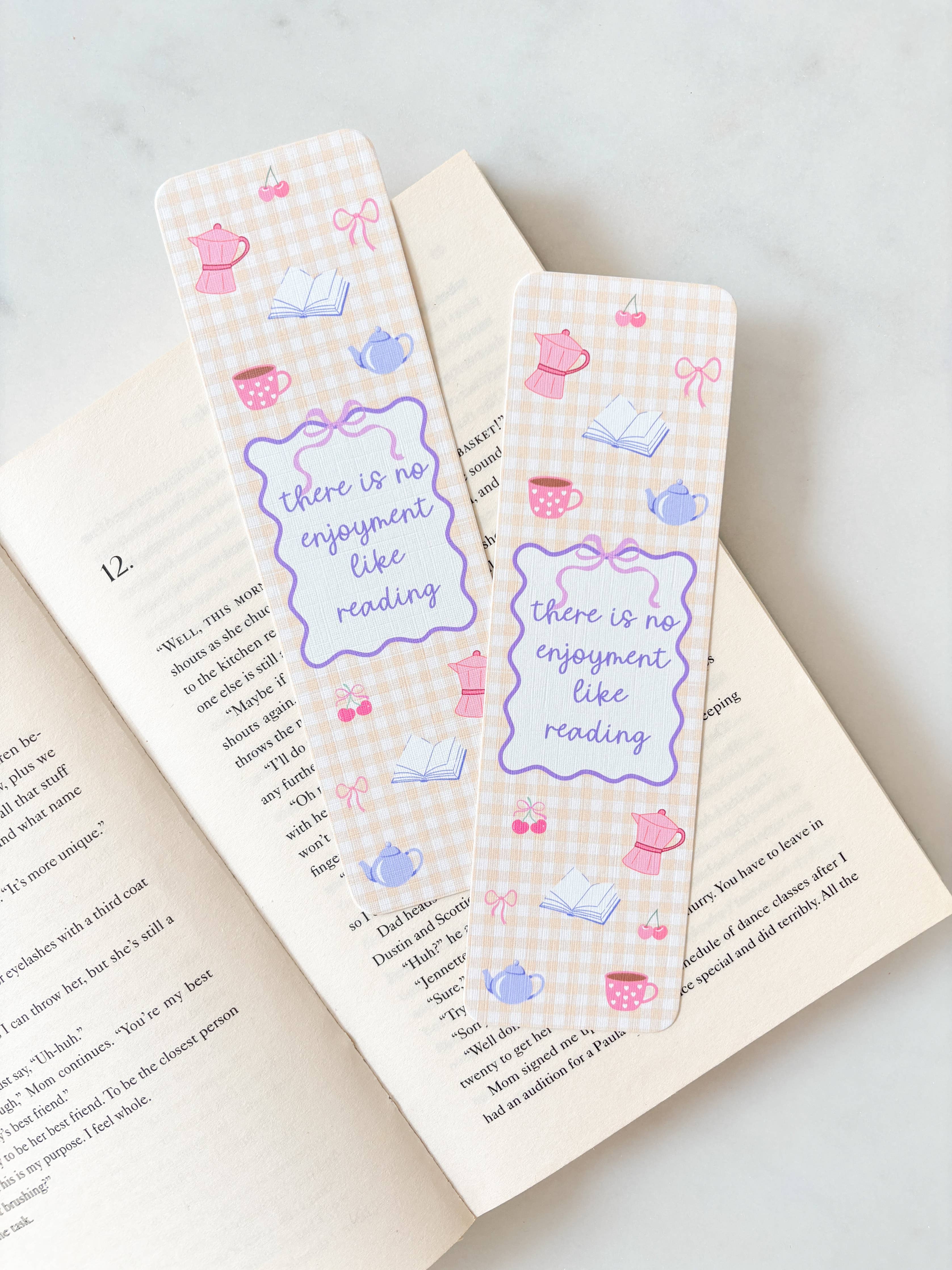 There is No Enjoyment Like Reading Bookmark