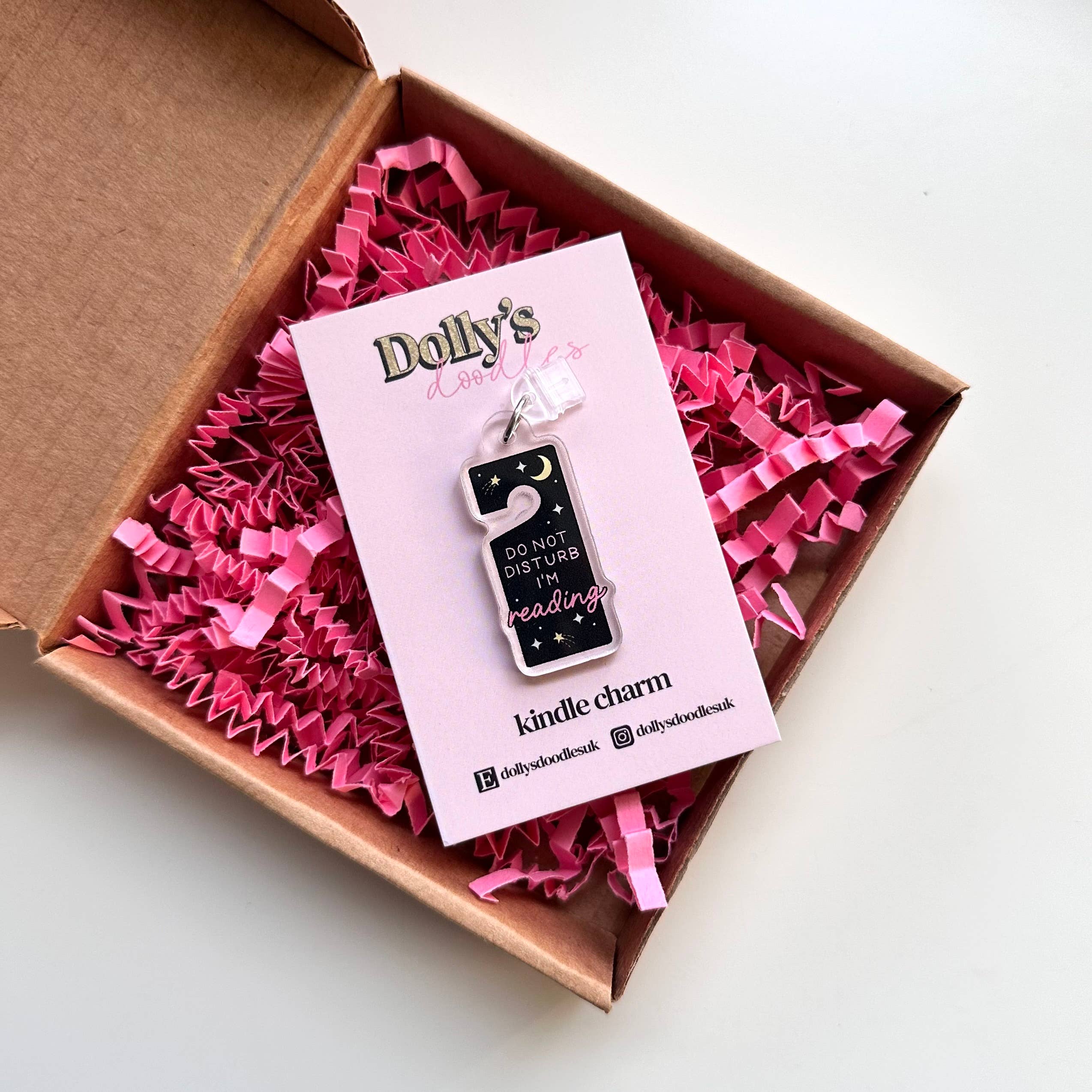 Dolly's Doodles - Do Not Disturb Kindle Charm