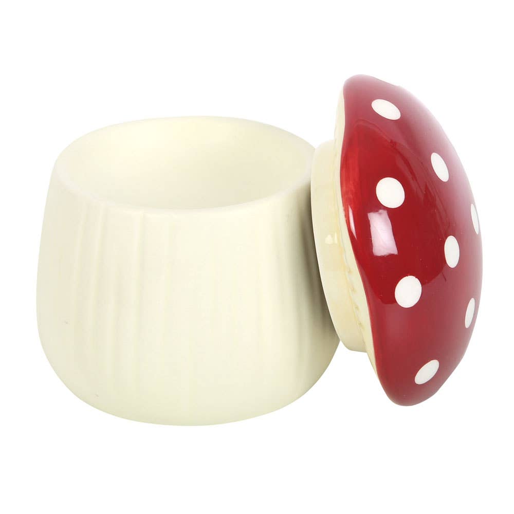 Mushroom Wax Burner (red)
