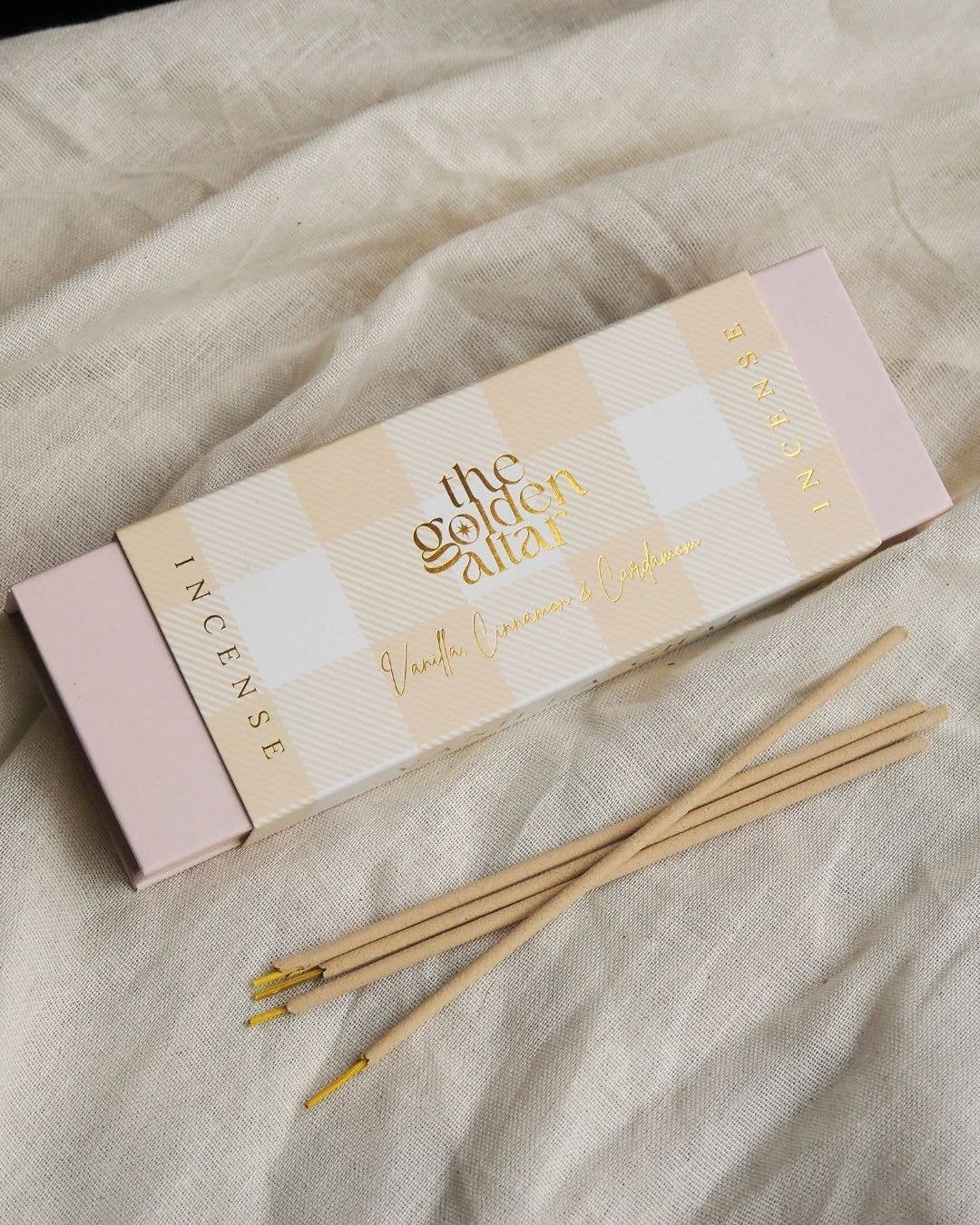 The Golden Altar - Vanilla Chai Incense Box