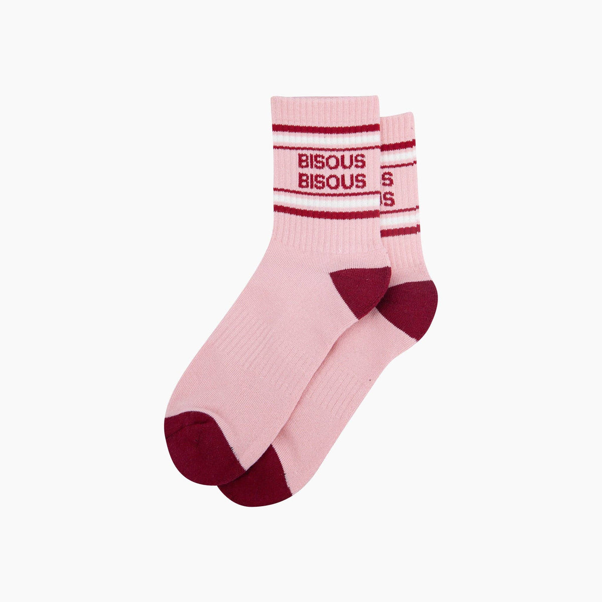 Bisous Bisous Organic Cotton Sports Socks in Pink