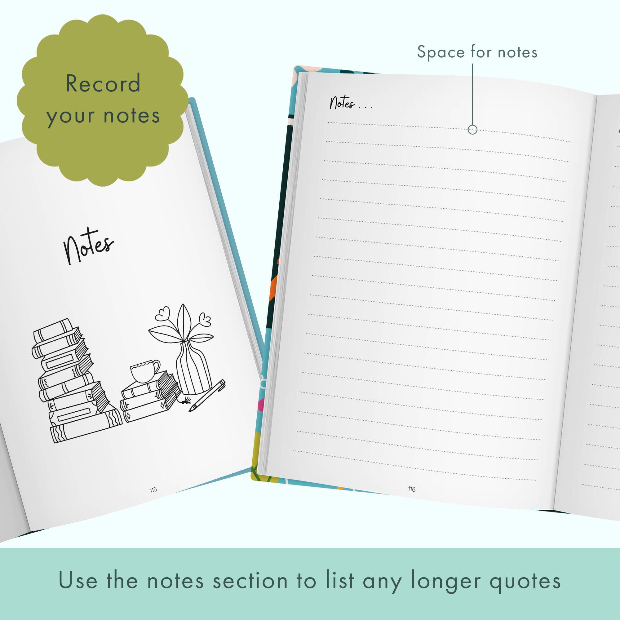 The Reading Journal | Book Tracker | Gift for Book Lovers