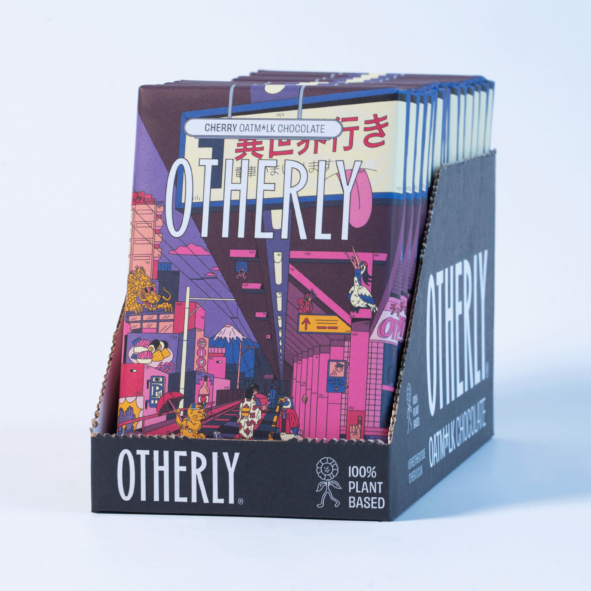 Otherly - Cherry Cake Oatm*lk Chocolate Bar - 120g - Vegan