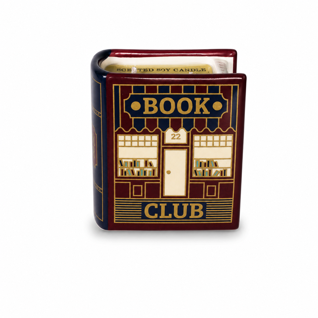 Book Candle 10cm Pulteney Press Book Club