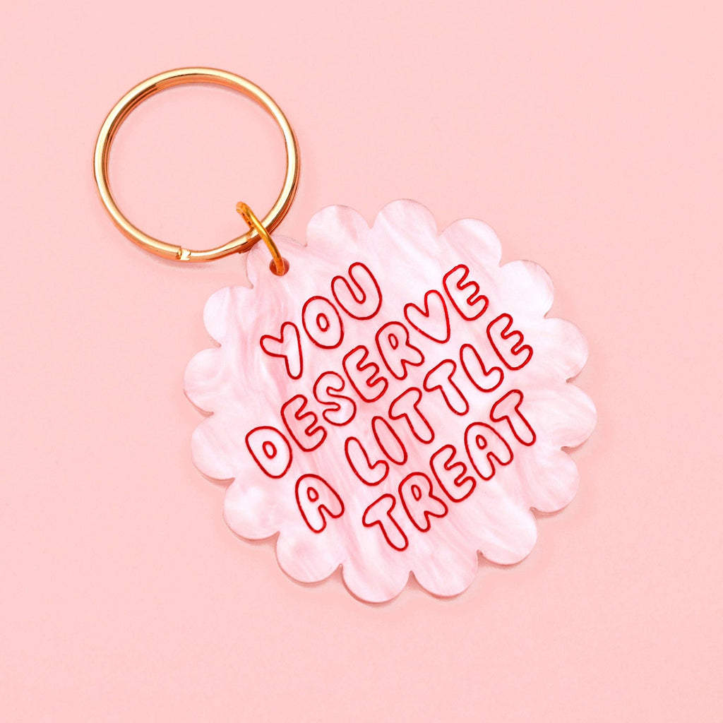 Laura Oh - You Deserve a Little Treat Acrylic Keyring