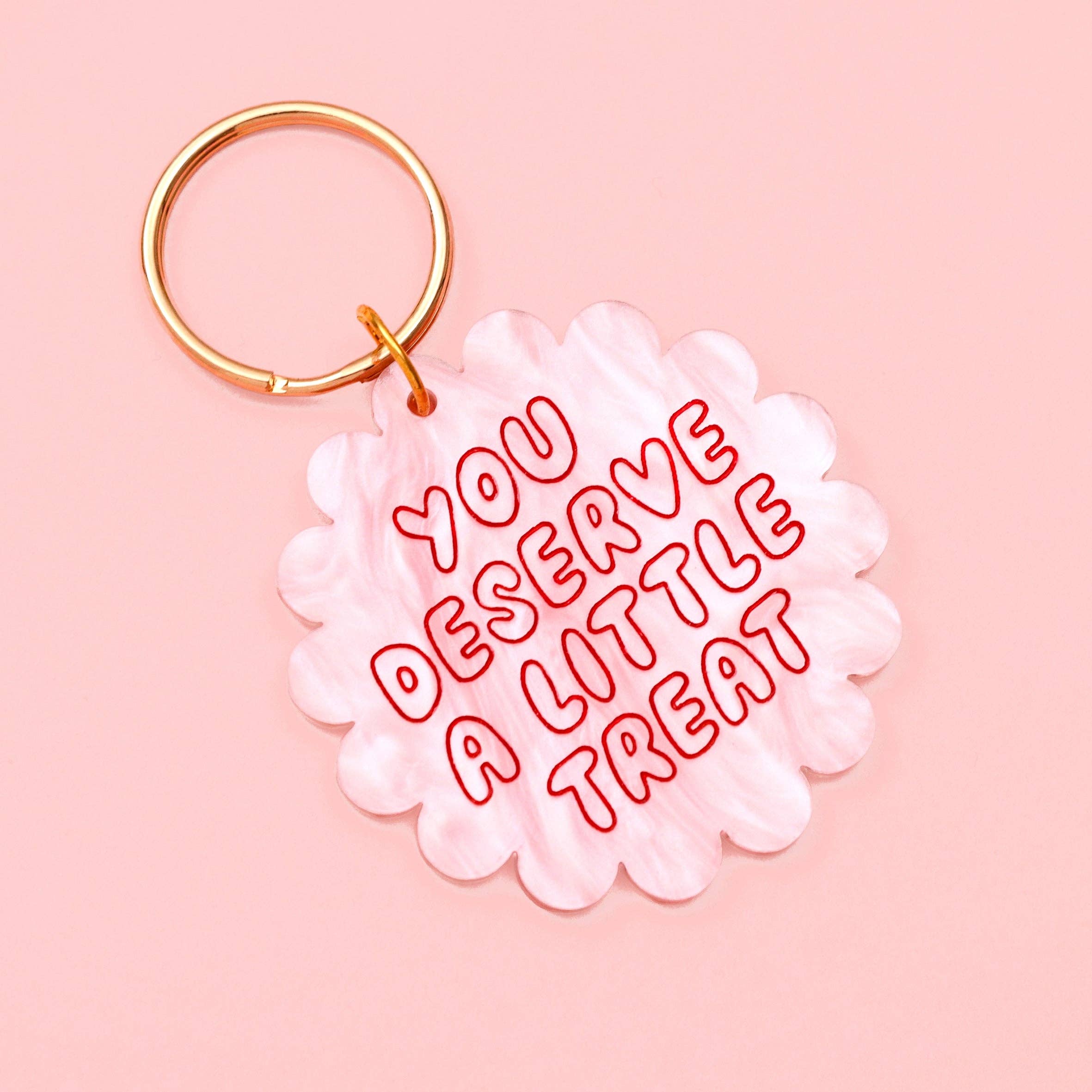 Laura Oh - You Deserve a Little Treat Acrylic Keyring
