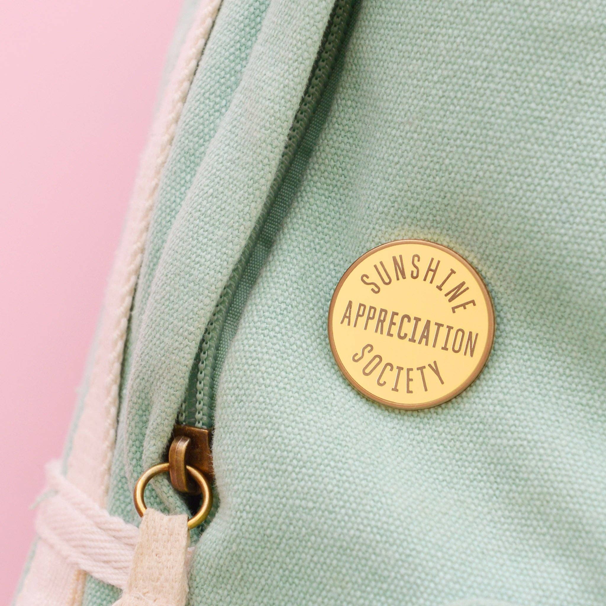 Alphabet Bags - Sunshine Appreciation Society Enamel Pin