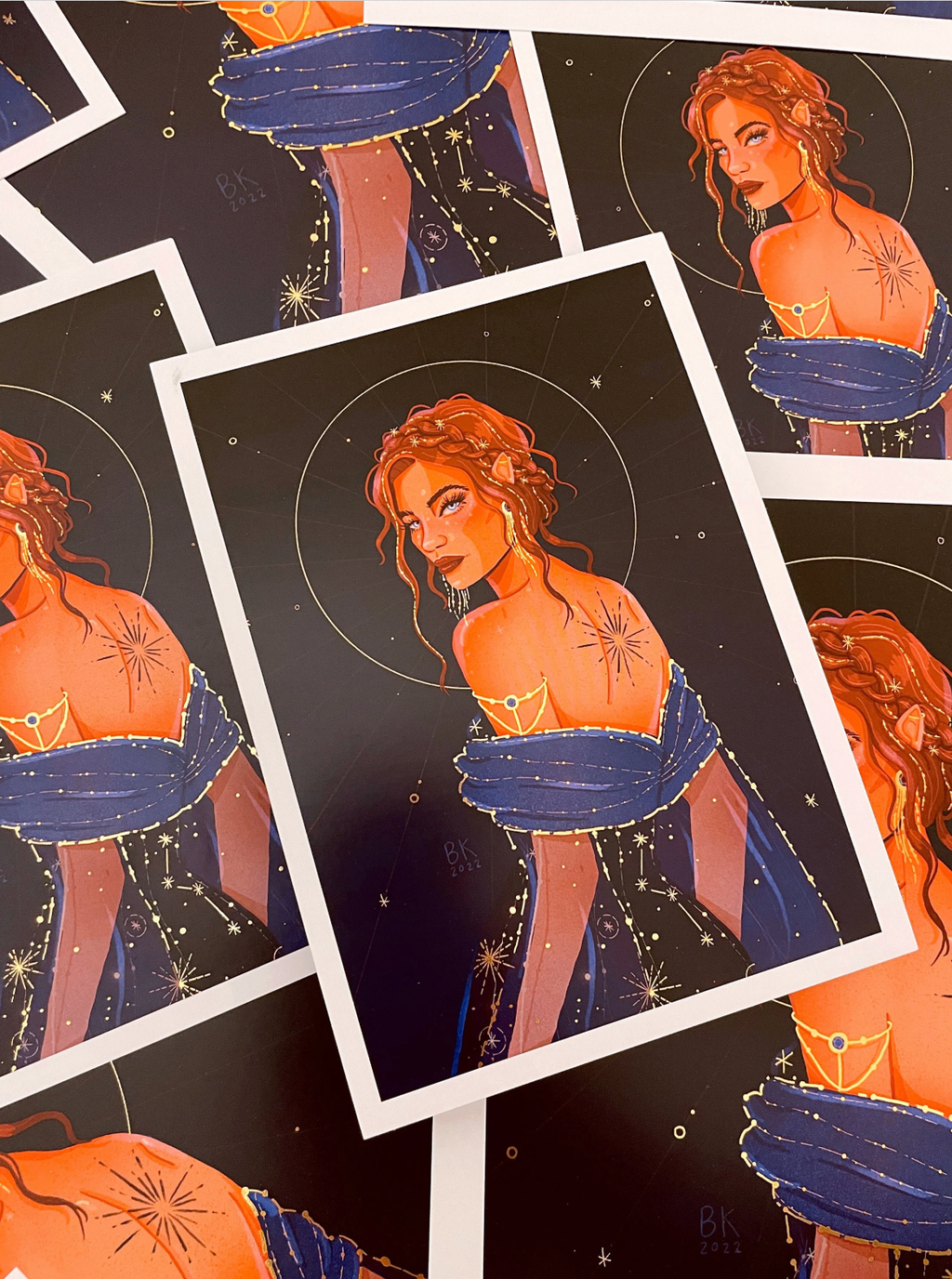Nesta Gold Foil Print