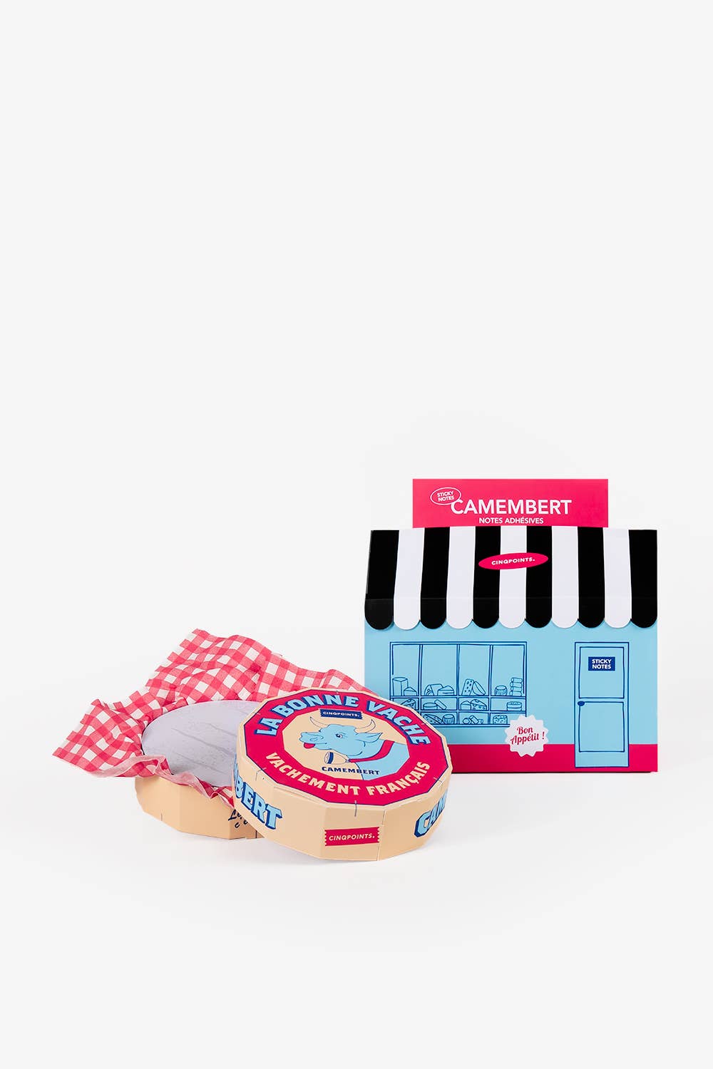 New Sticky Notes Camembert Stationery Gift