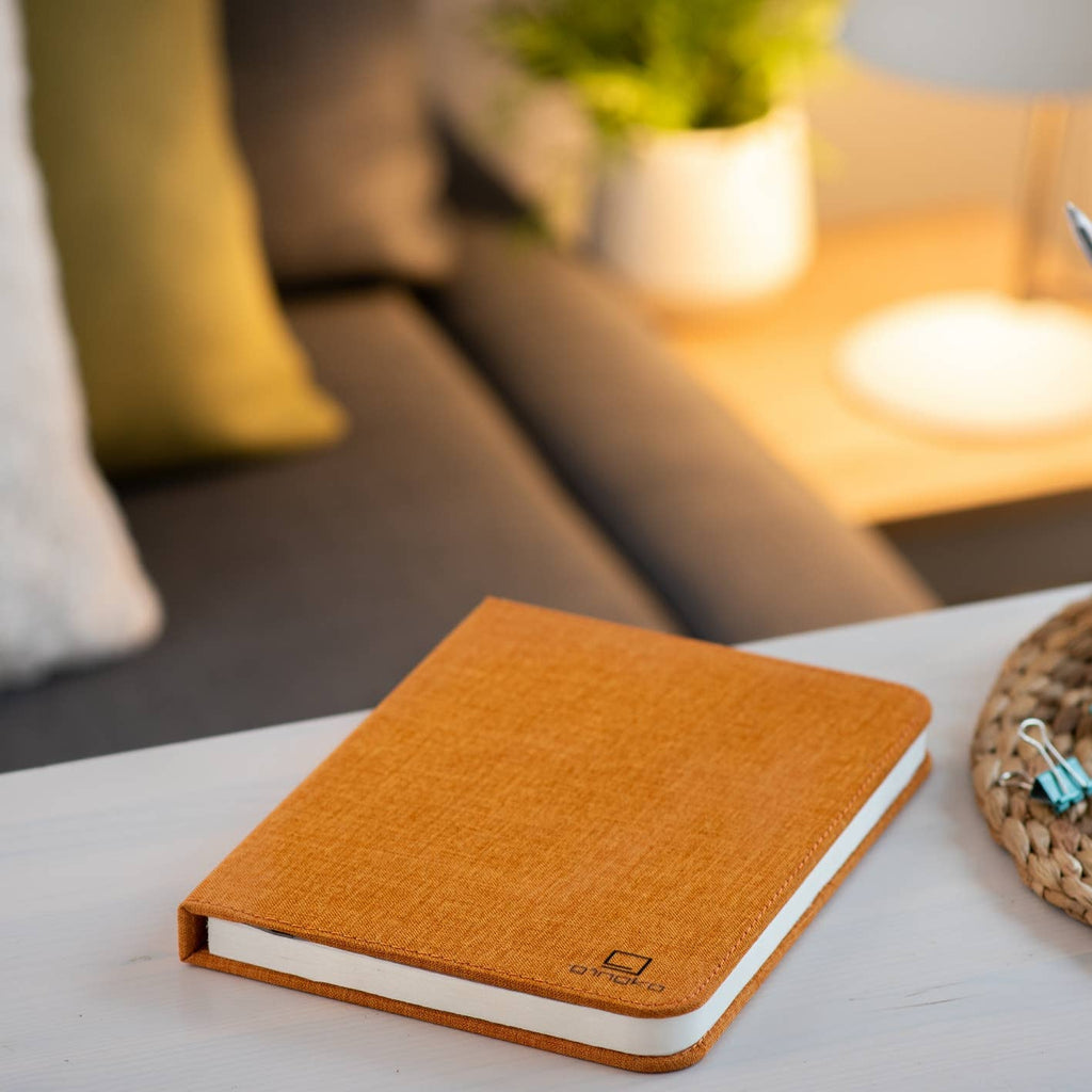 Gingko Linen Fabric Smart Book Light