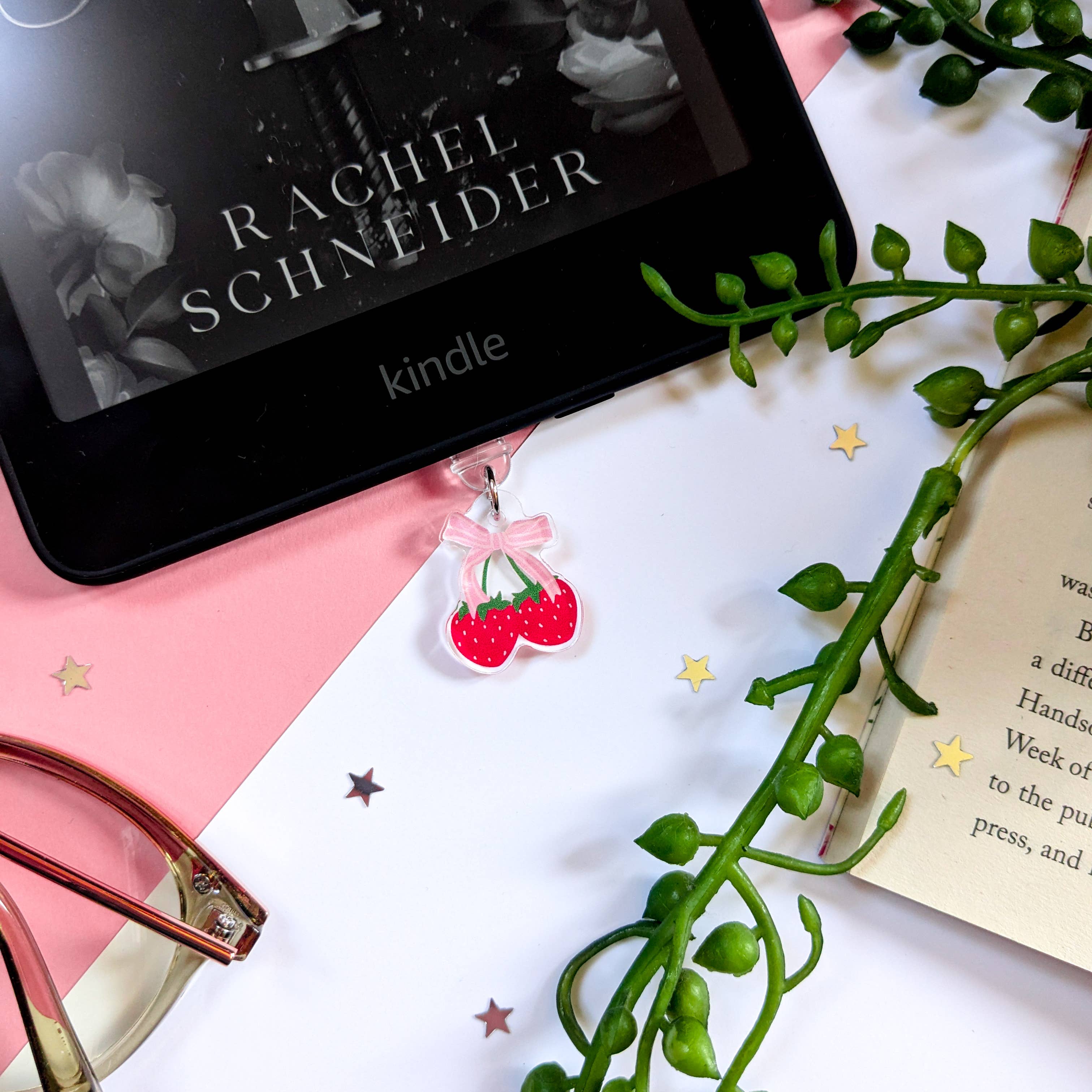 'Coquette Strawberries' Kindle Charm