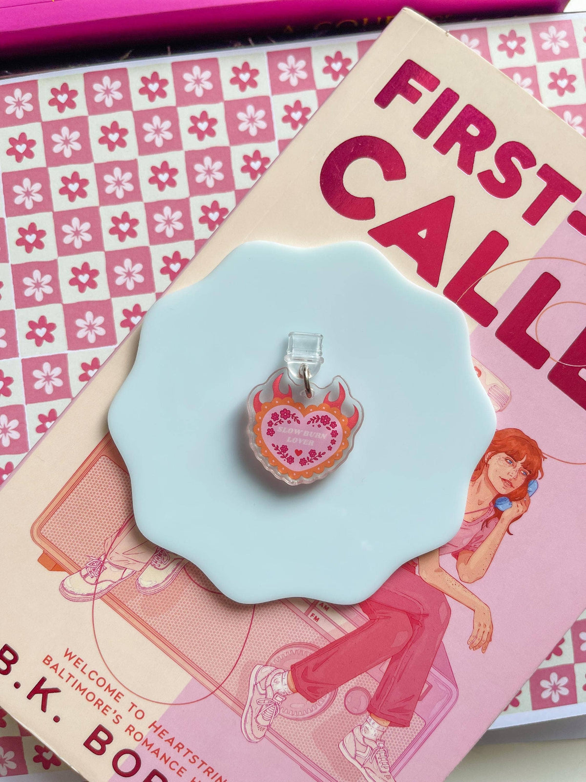Slow Burn Lover E-Reader Charm