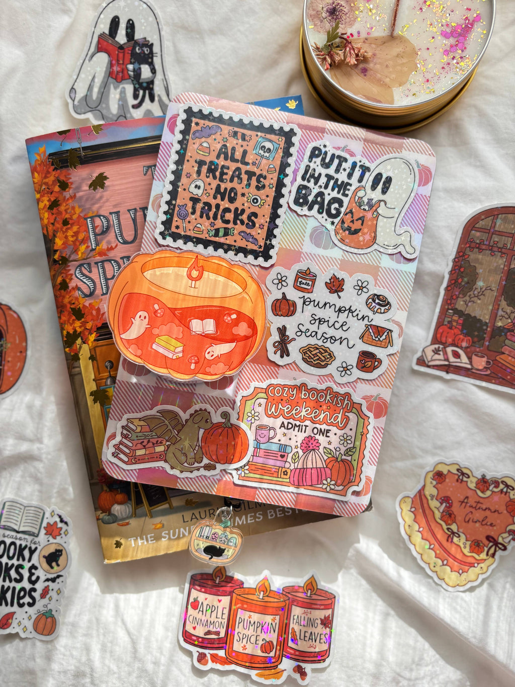 Fall Candle Magnetic Grip for Kindle/Kobo/Smartphone