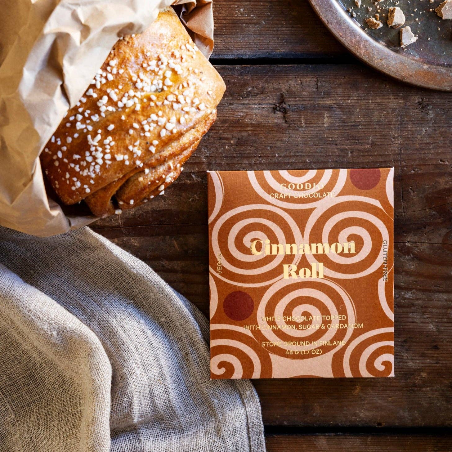 Goodio Chocolate - Cinnamon Roll Organic Chocolate