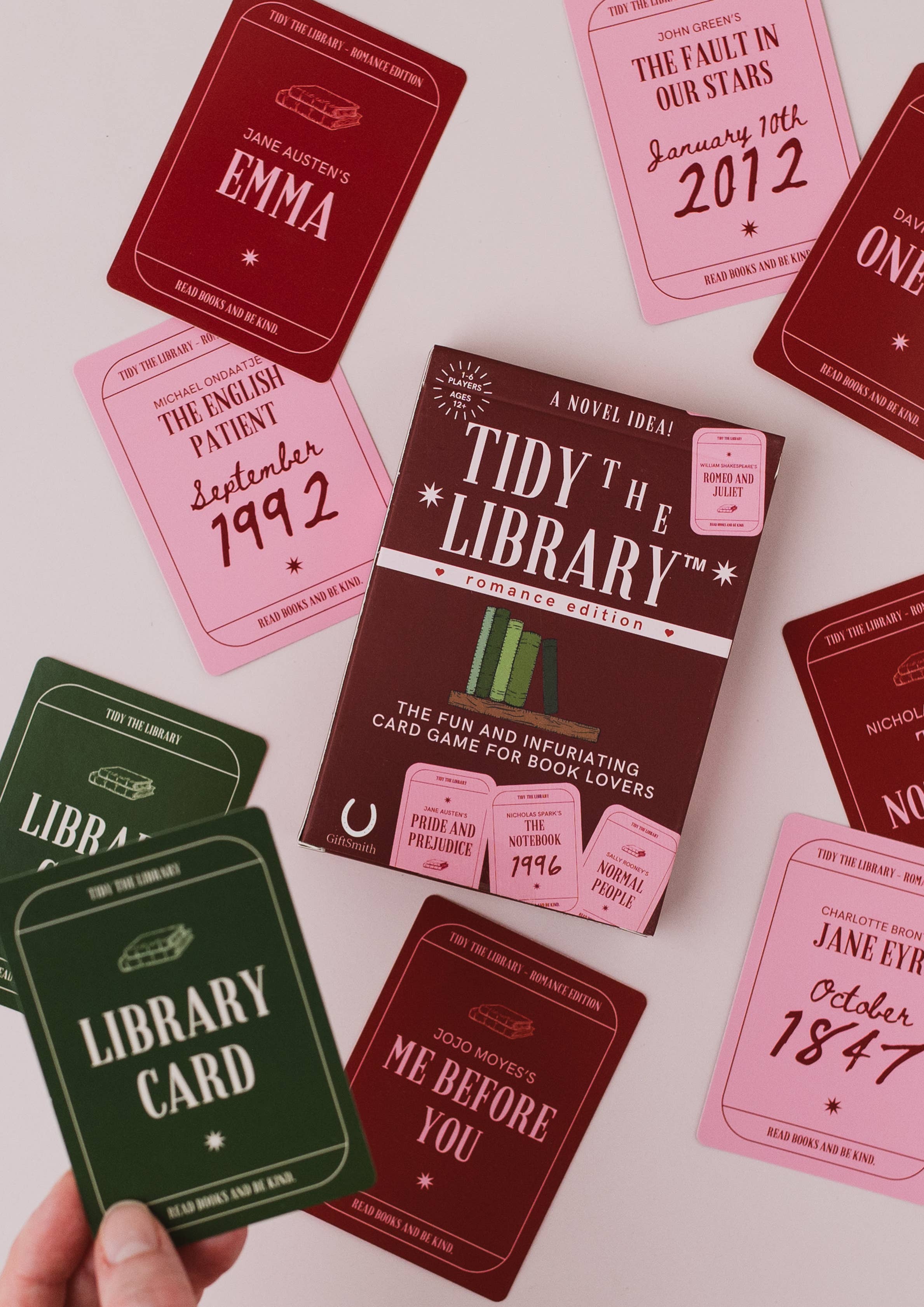 TIDY THE LIBRARY: The Romance Edition - Bookish Card Game