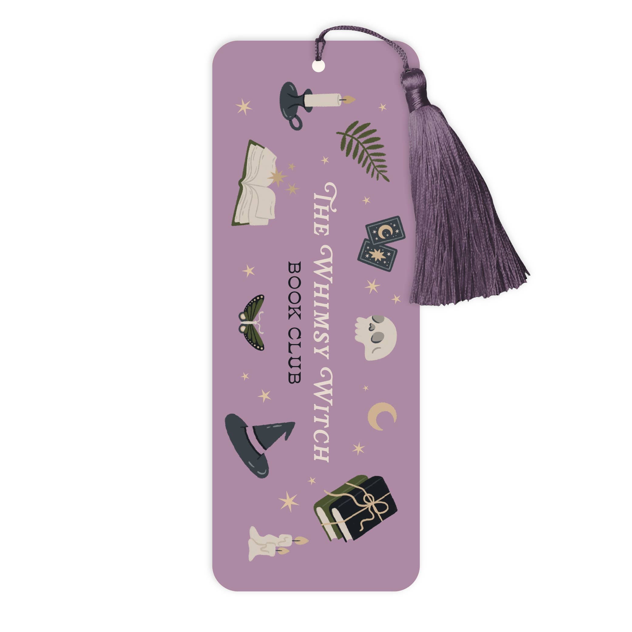 Whimsy Witch Book Club Bookmark with Tassel – Witchy Gift