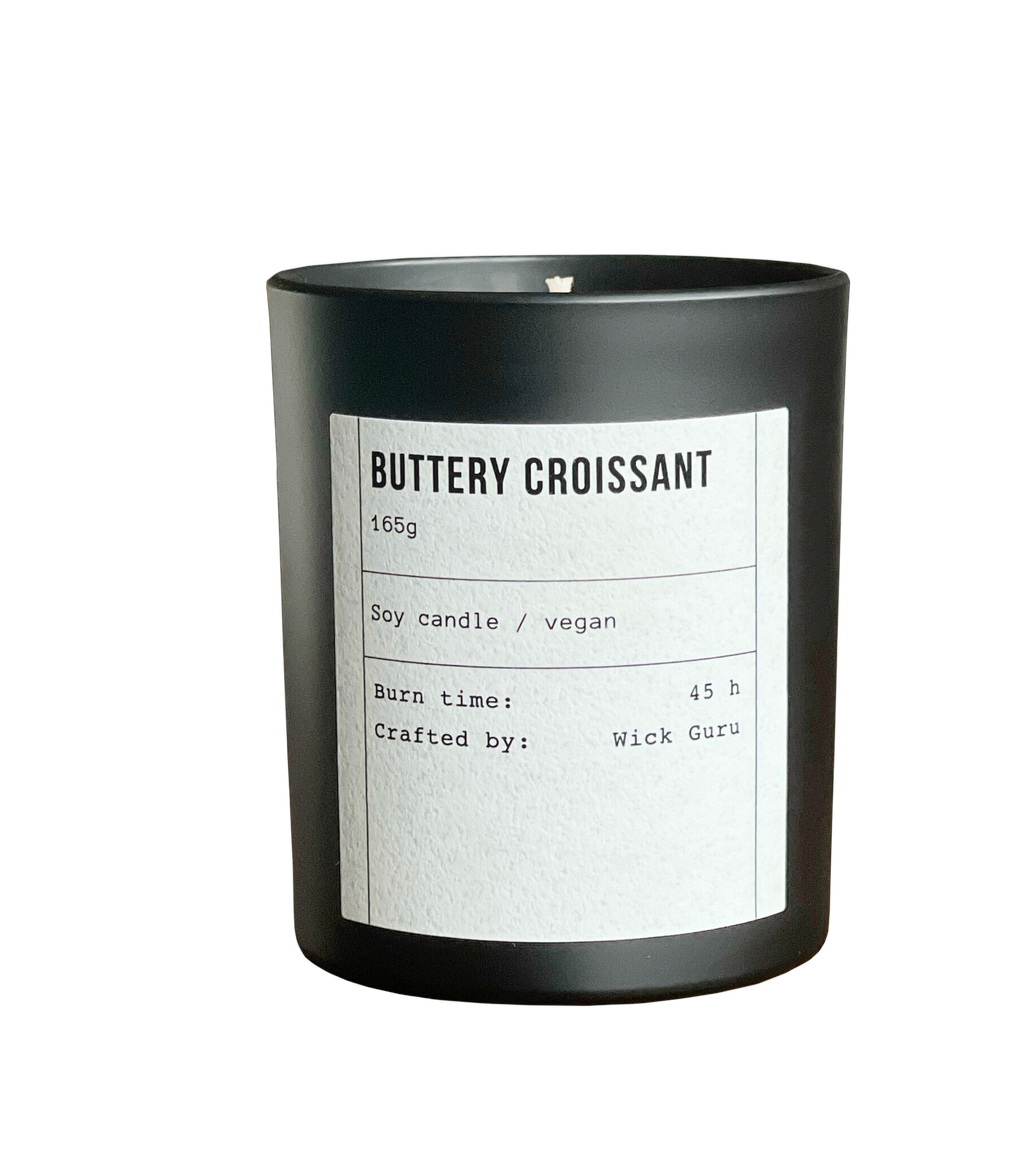 Croissant Scented Candle - Birthday Gift, Bakery-scent