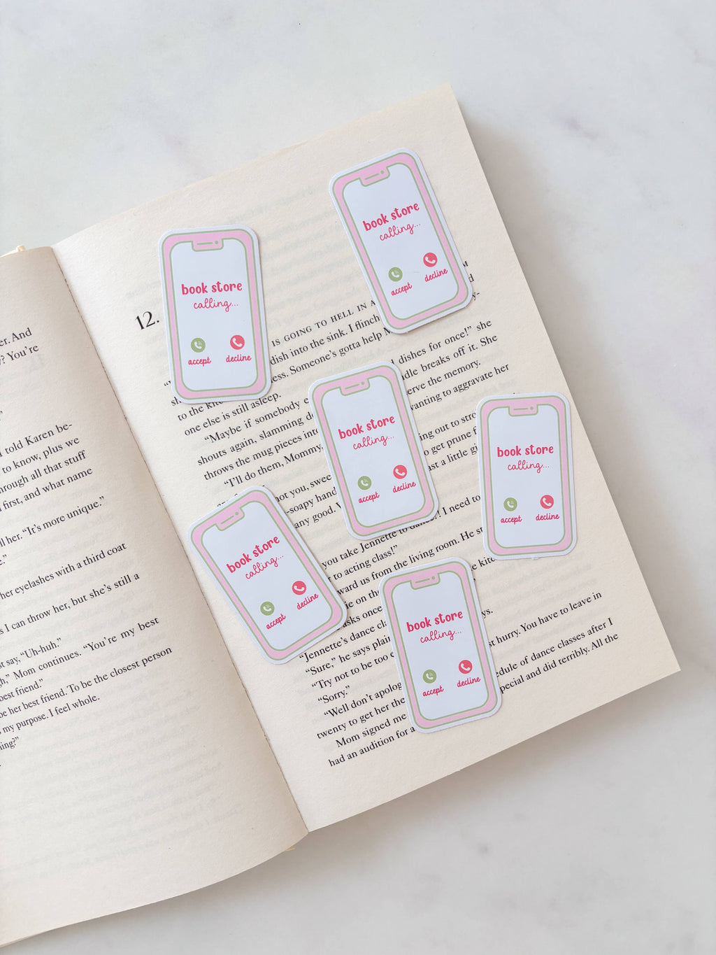 Book Store Calling Sticker