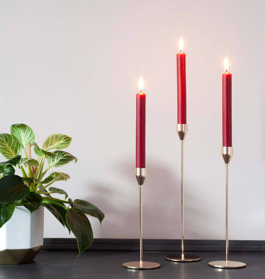 Shearer Candles - Burgundy 8 inch Dinner Candles