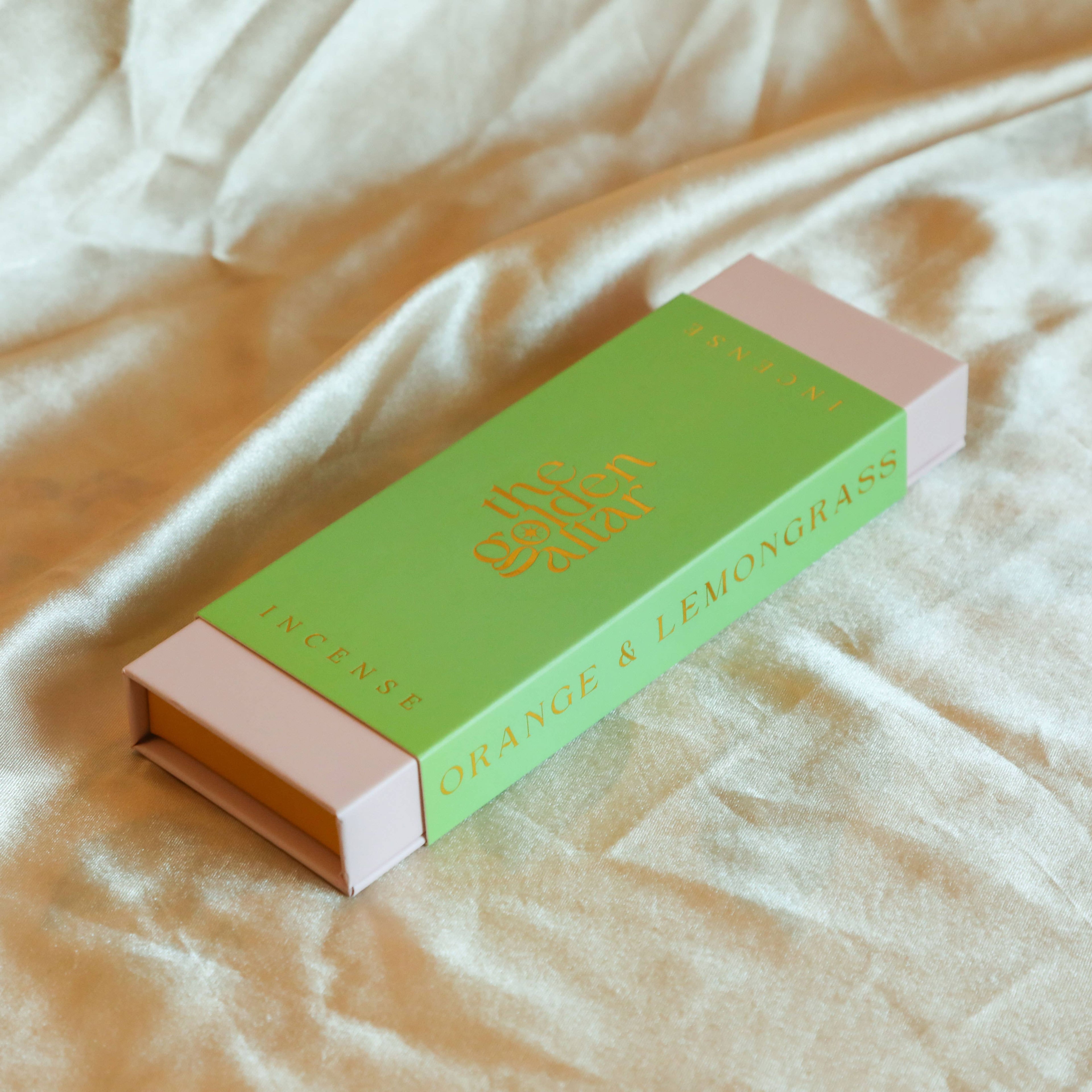 The Golden Altar - Orange & Lemongrass Natural Incense