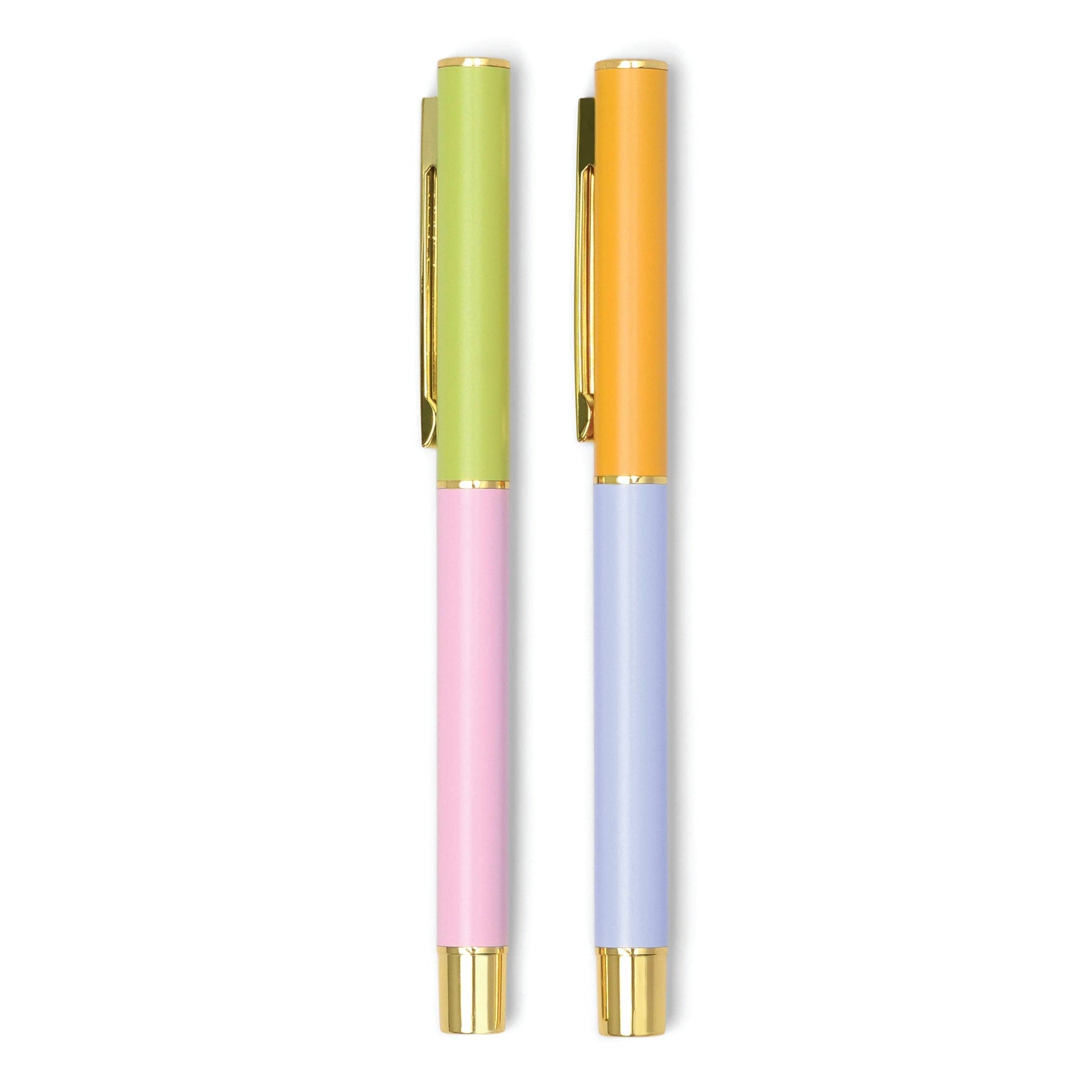 Colourblock Pens Lilac & Cornflower (set of 2)