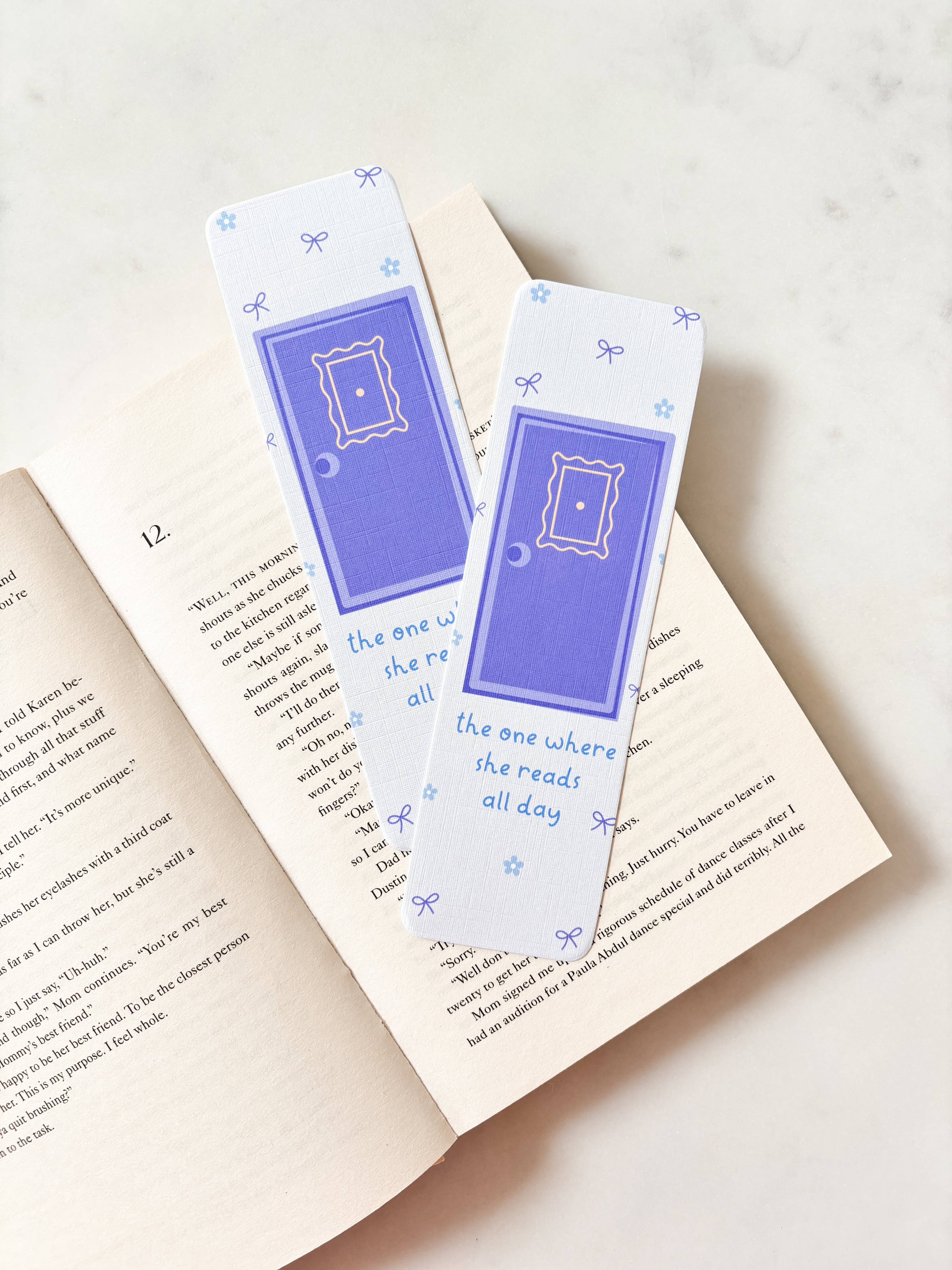 The One Where She Reads All Day Bookmark