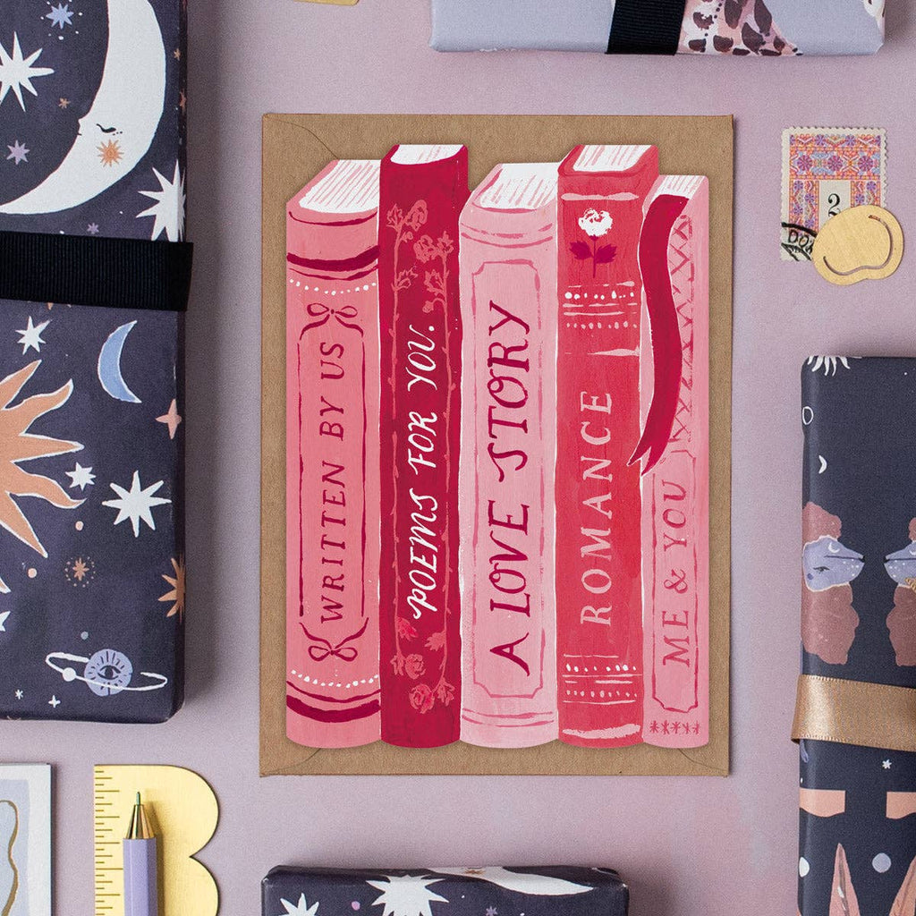 Love Story Books Card | Booklover Anniversary Cards