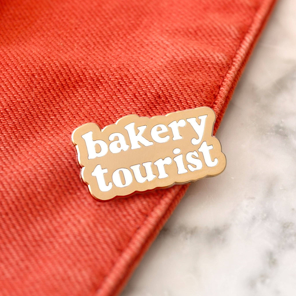 Alphabet Bags - Bakery Tourist Enamel Pin