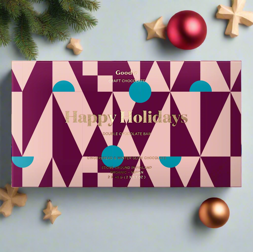 Happy Holidays Double chocolate bar