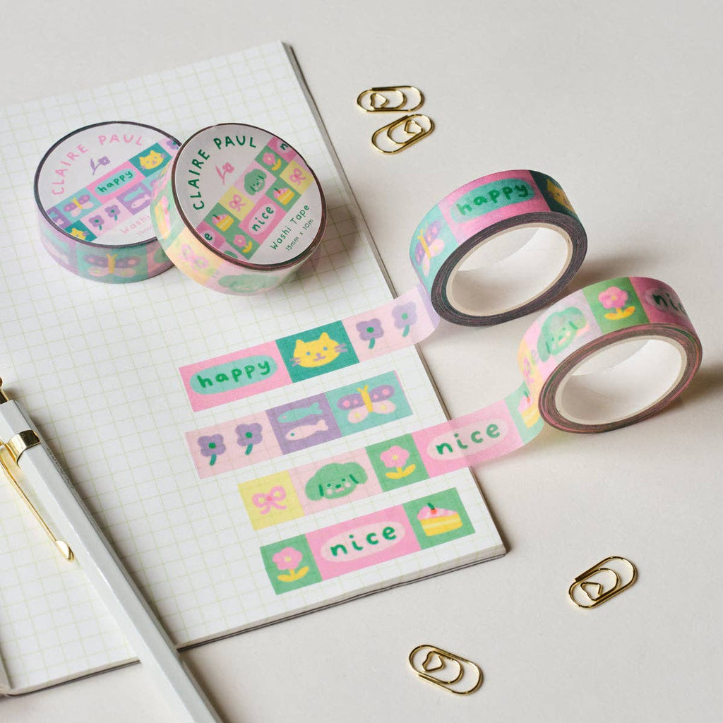 Happy Charms Washi Tape