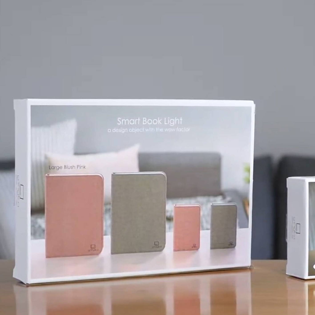 Gingko Linen Fabric Smart Book Light