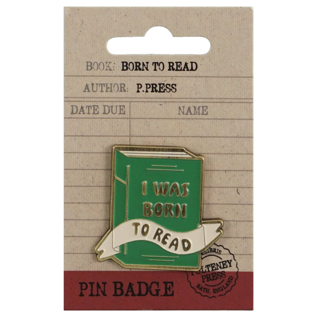 Book Lover Reading Pin - Born to Read